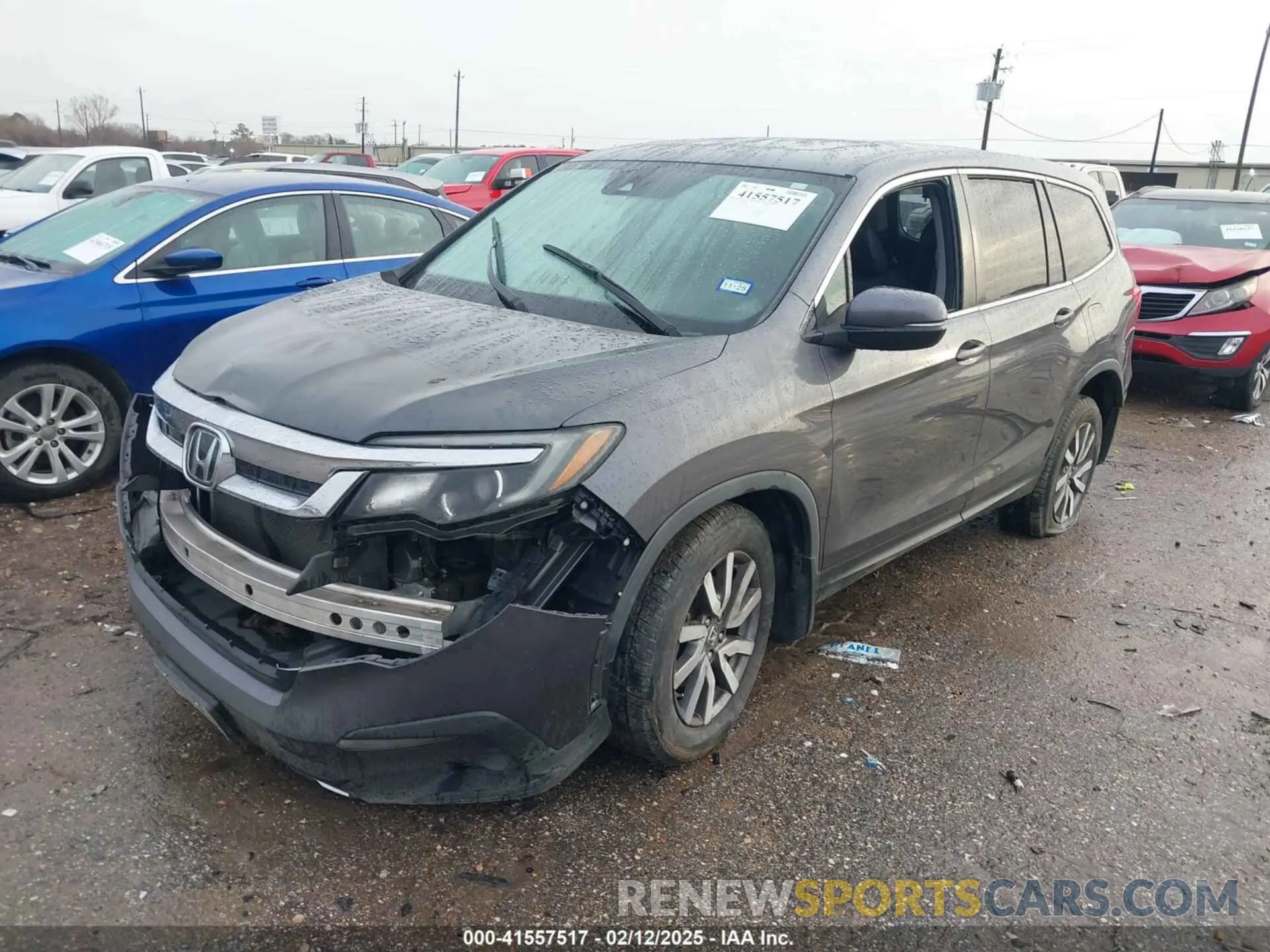 2 Photograph of a damaged car 5FNYF5H5XLB017103 HONDA PILOT 2020