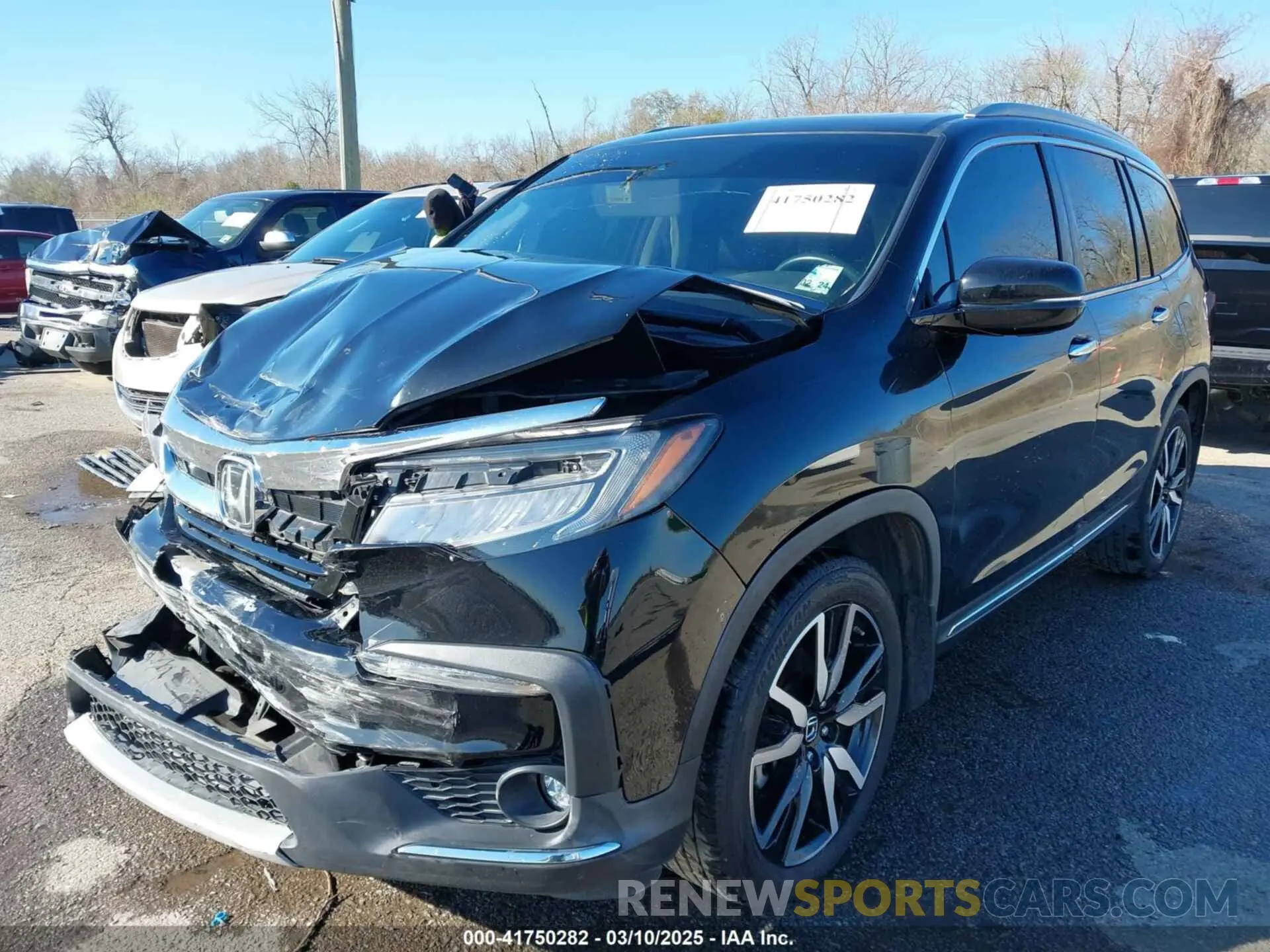 2 Фотография поврежденного автомобиля 5FNYF5H64LB006073 HONDA PILOT 2020
