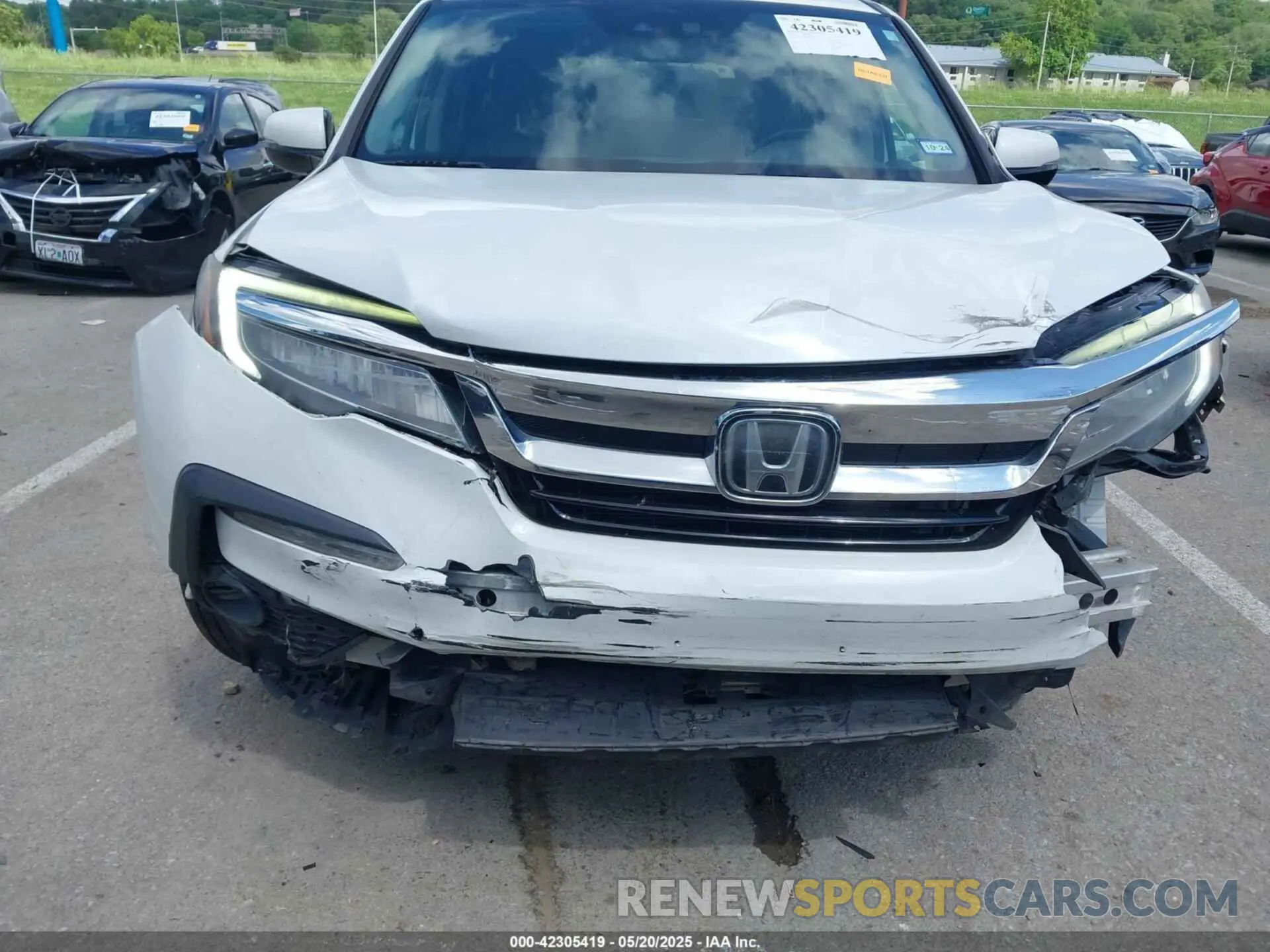 6 Фотография поврежденного автомобиля 5FNYF5H65LB021861 HONDA PILOT 2020
