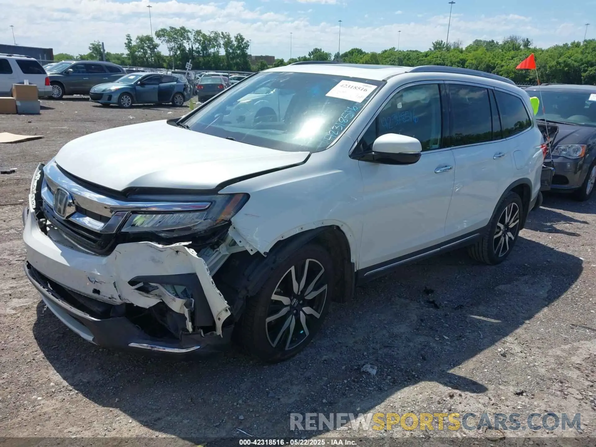 2 Фотография поврежденного автомобиля 5FNYF5H69LB000835 HONDA PILOT 2020