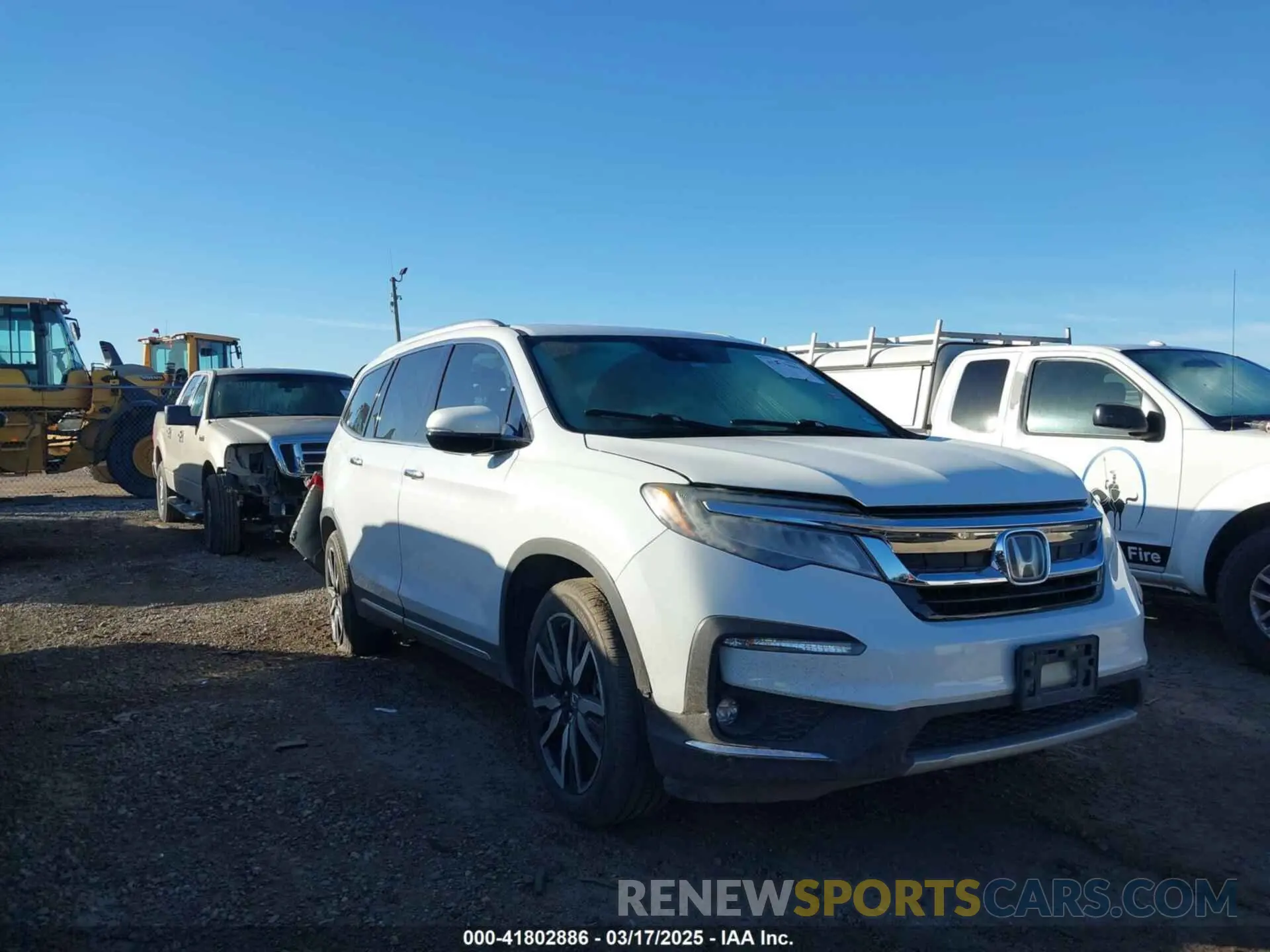 1 Photograph of a damaged car 5FNYF5H6XLB016364 HONDA PILOT 2020