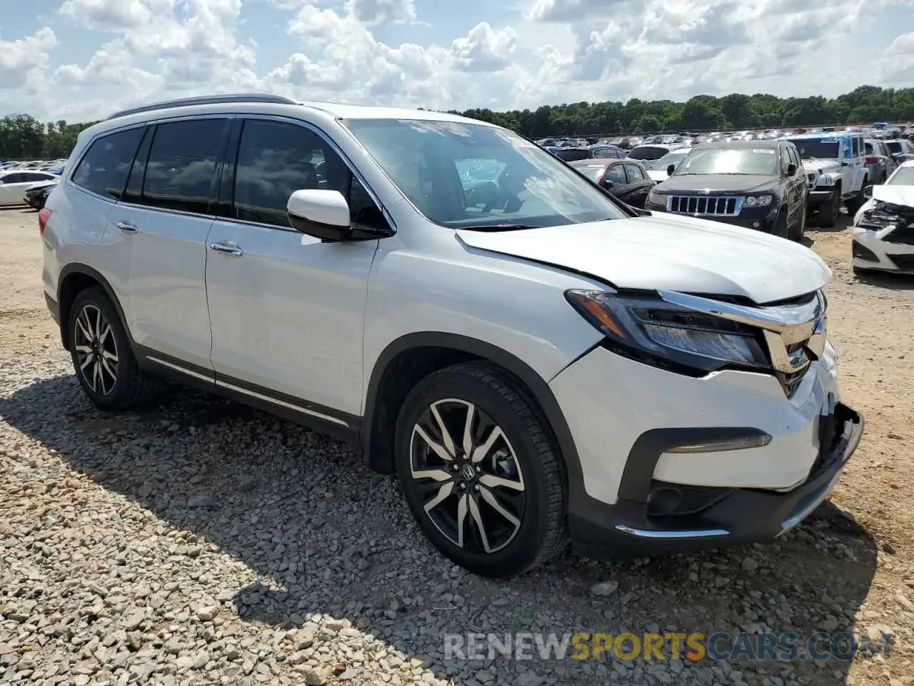 4 Фотография поврежденного автомобиля 5FNYF5H94LB011994 HONDA PILOT 2020