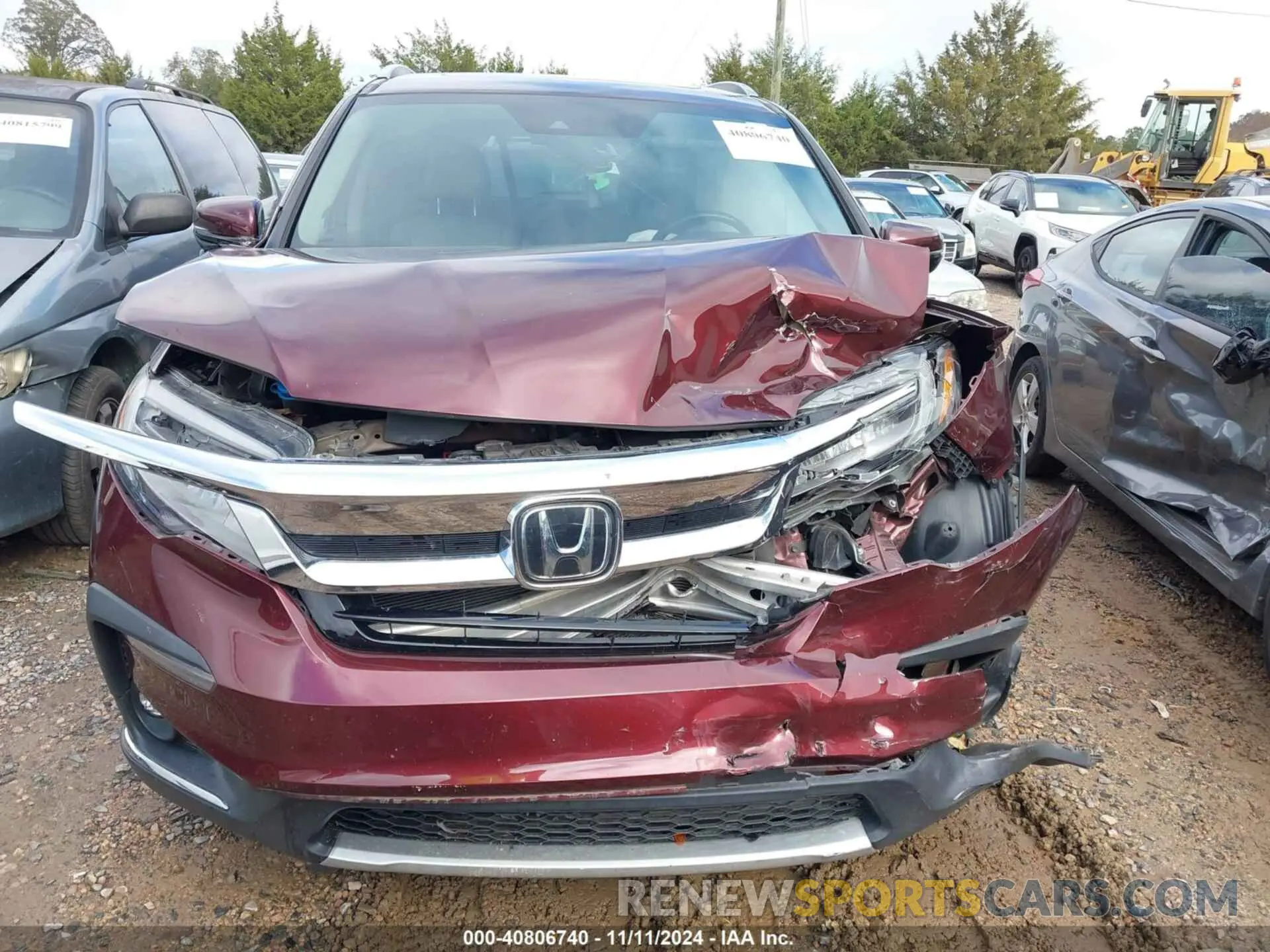 12 Фотография поврежденного автомобиля 5FNYF5H94LB012062 HONDA PILOT 2020