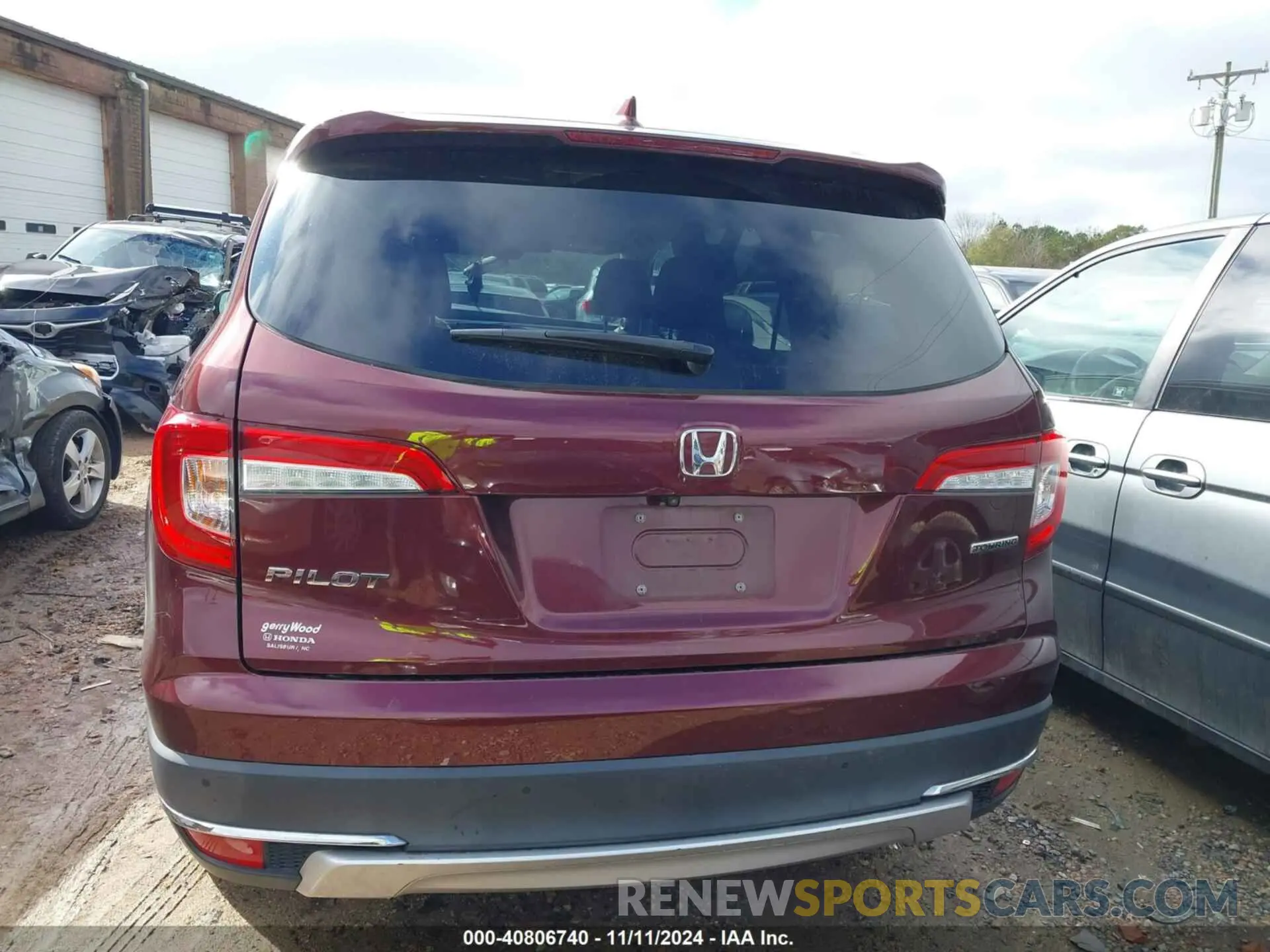 16 Фотография поврежденного автомобиля 5FNYF5H94LB012062 HONDA PILOT 2020