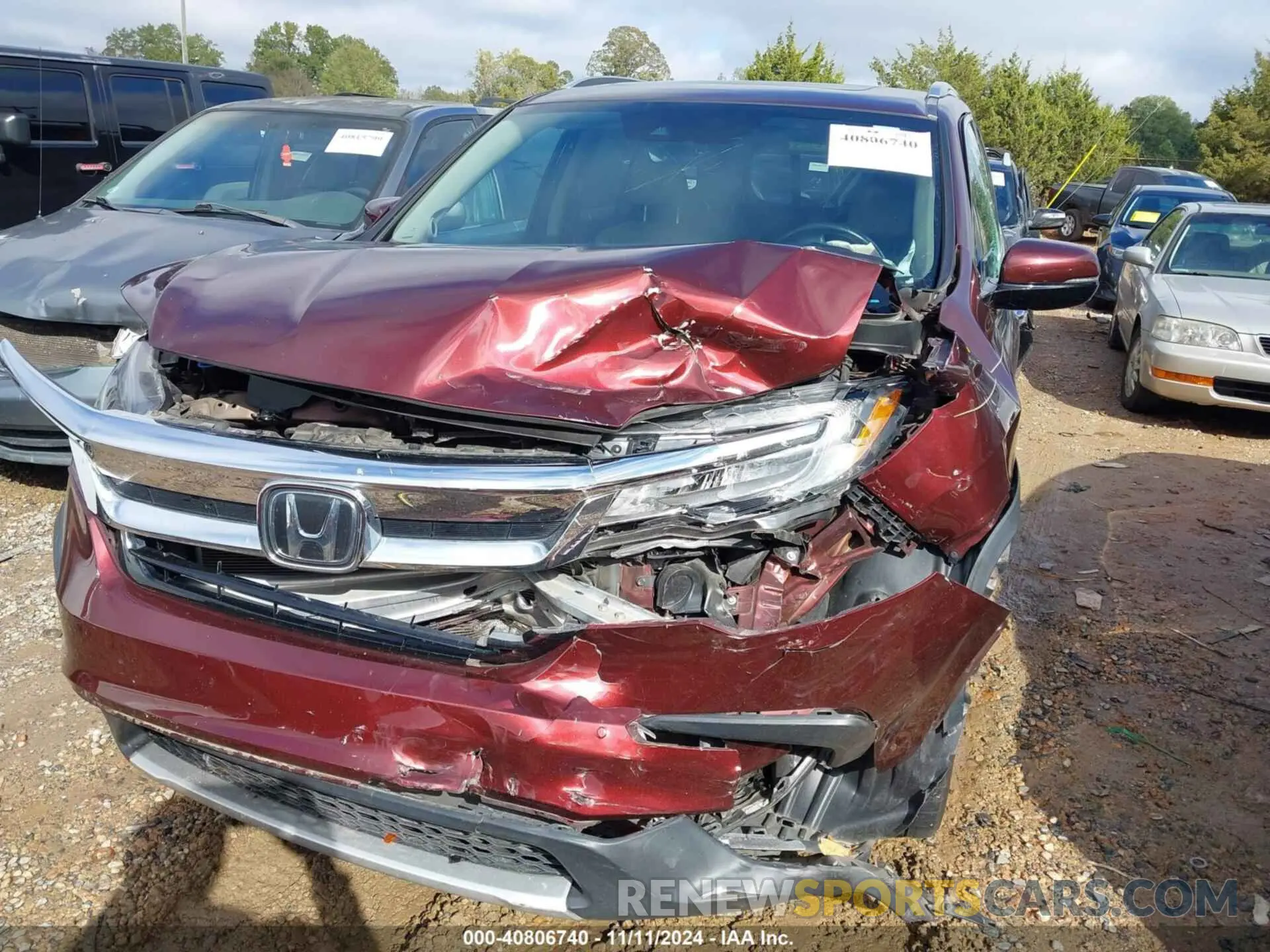 6 Фотография поврежденного автомобиля 5FNYF5H94LB012062 HONDA PILOT 2020