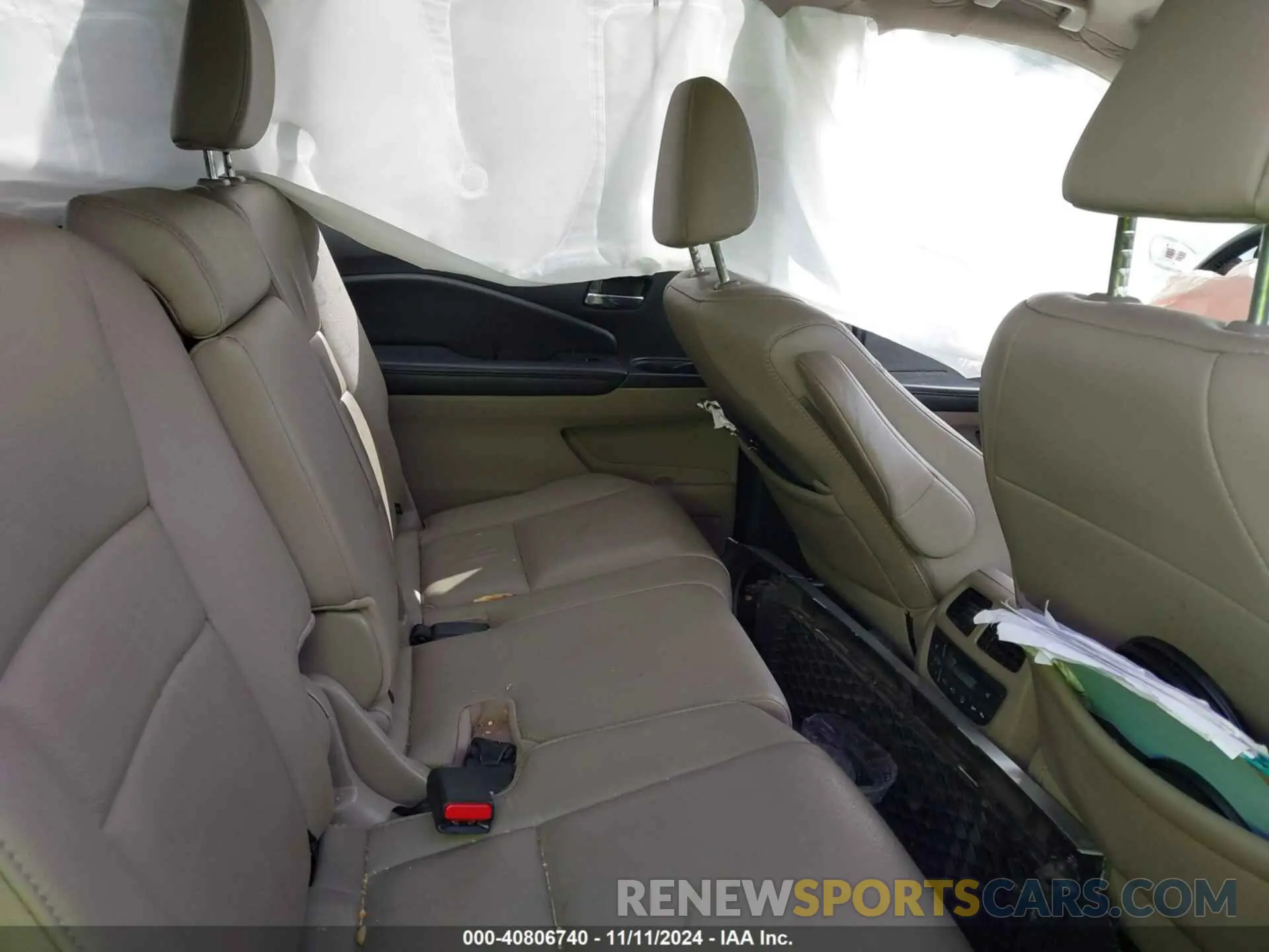8 Фотография поврежденного автомобиля 5FNYF5H94LB012062 HONDA PILOT 2020