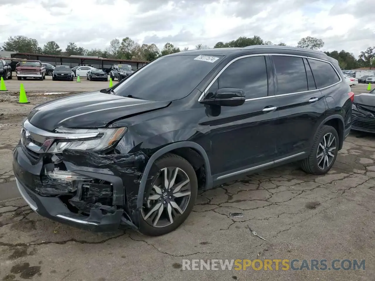 1 Фотография поврежденного автомобиля 5FNYF6H02LB011659 HONDA PILOT 2020