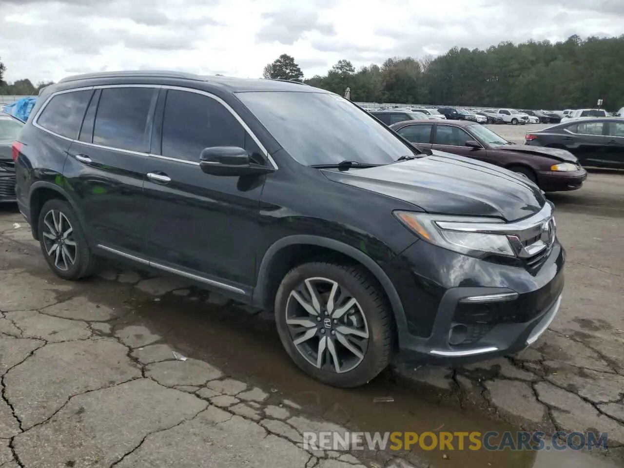 4 Фотография поврежденного автомобиля 5FNYF6H02LB011659 HONDA PILOT 2020