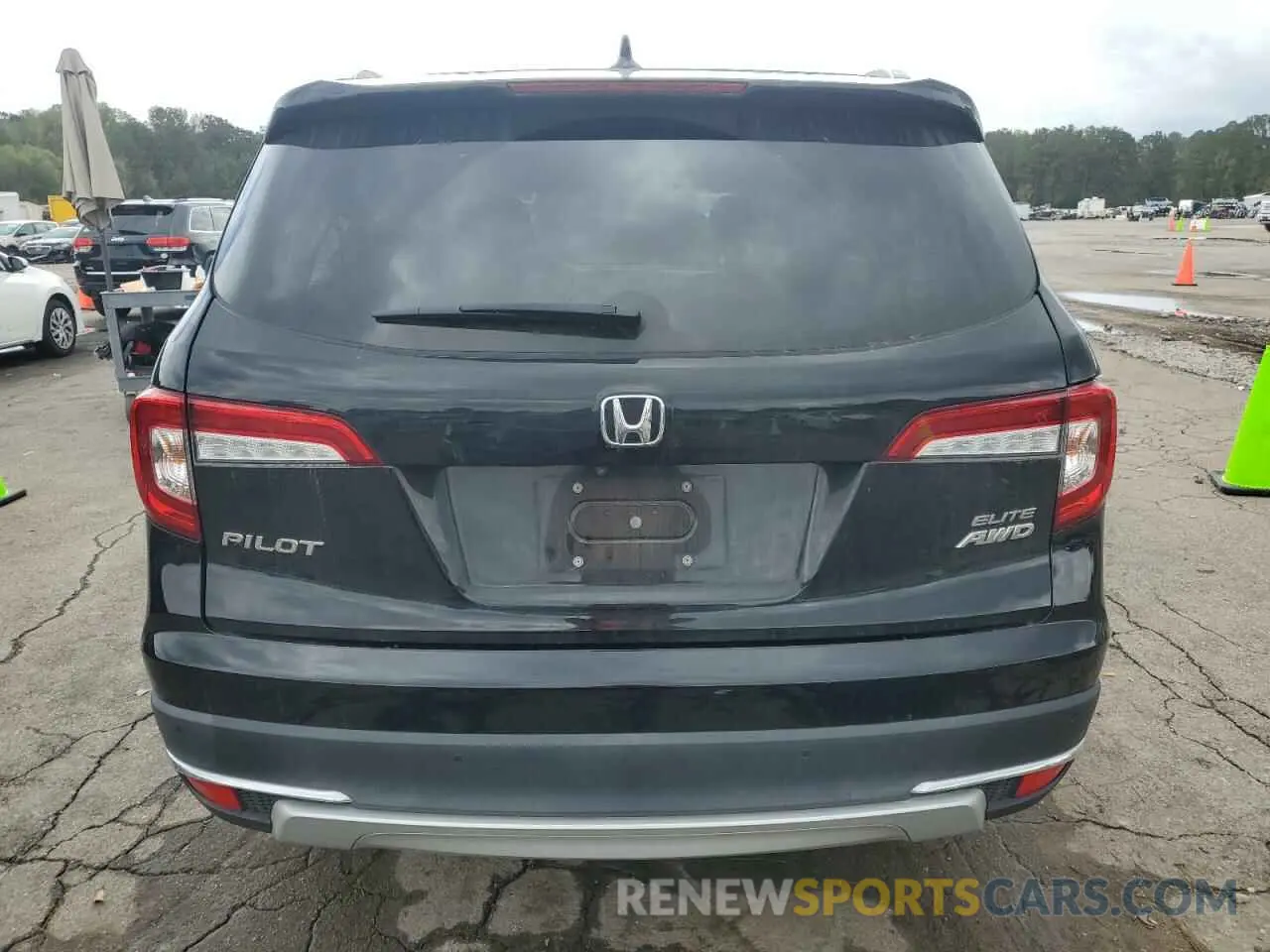 6 Фотография поврежденного автомобиля 5FNYF6H02LB011659 HONDA PILOT 2020
