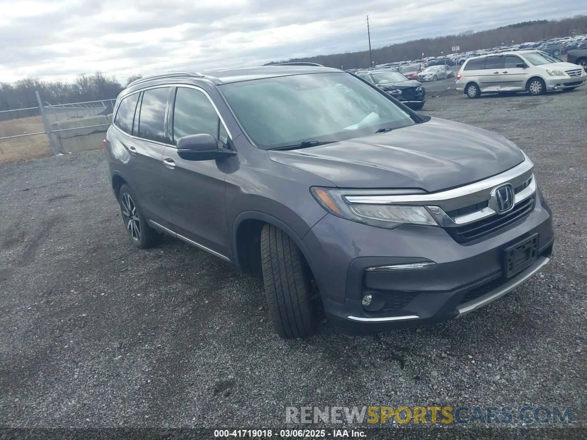 1 Photograph of a damaged car 5FNYF6H05LB025247 HONDA PILOT 2020