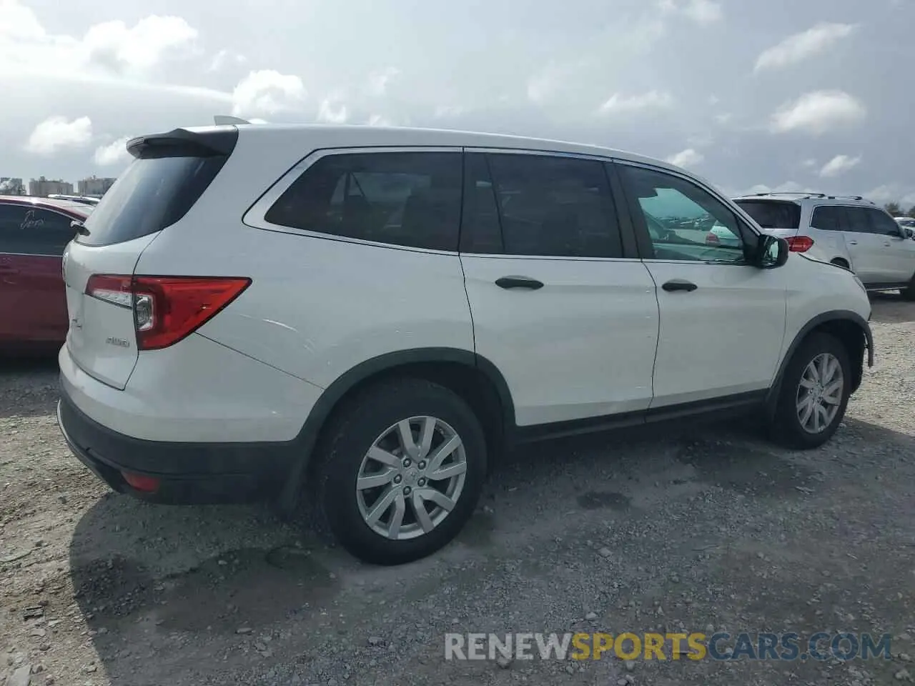3 Фотография поврежденного автомобиля 5FNYF6H17LB019488 HONDA PILOT 2020