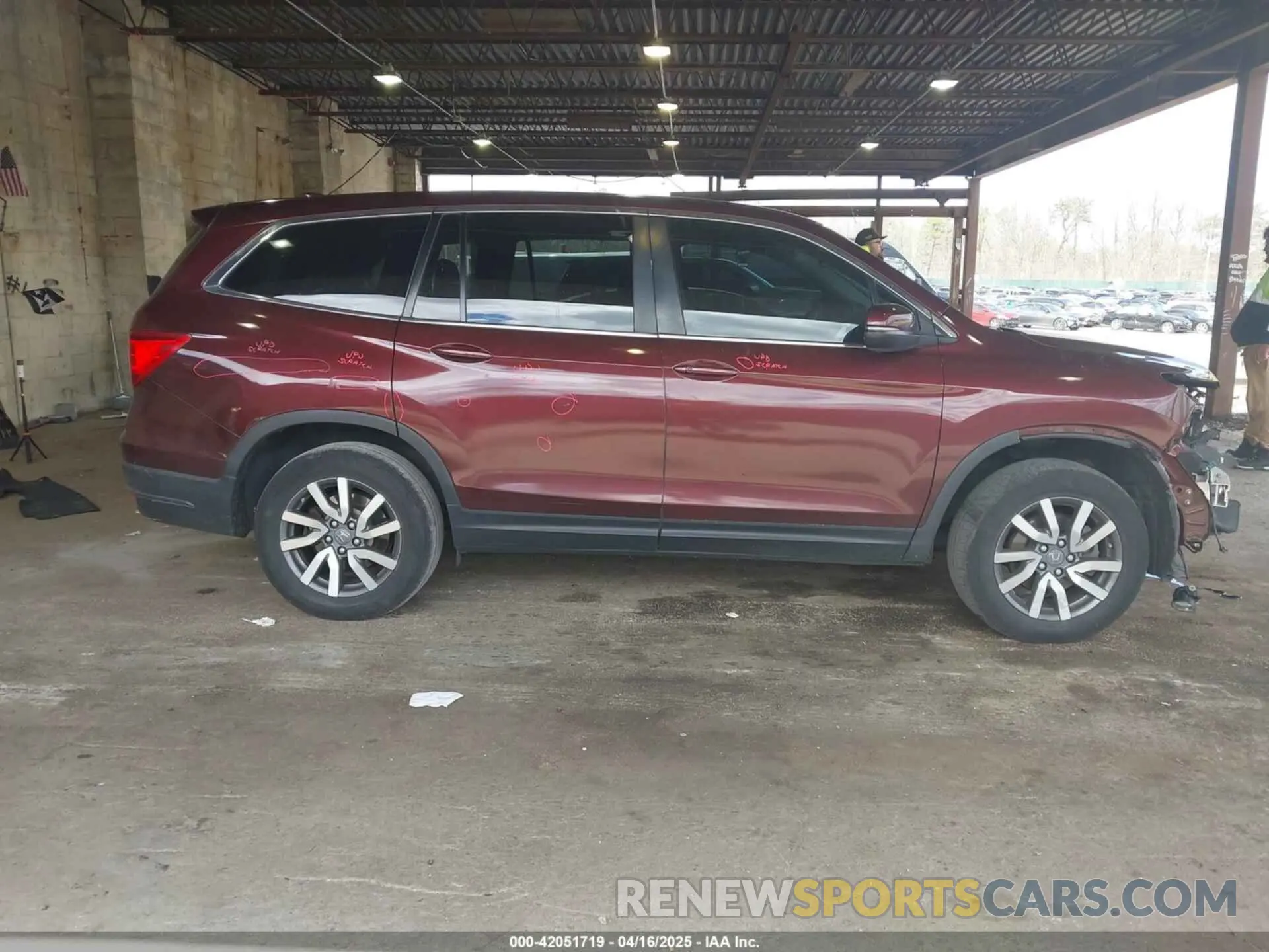 14 Фотография поврежденного автомобиля 5FNYF6H34LB021295 HONDA PILOT 2020