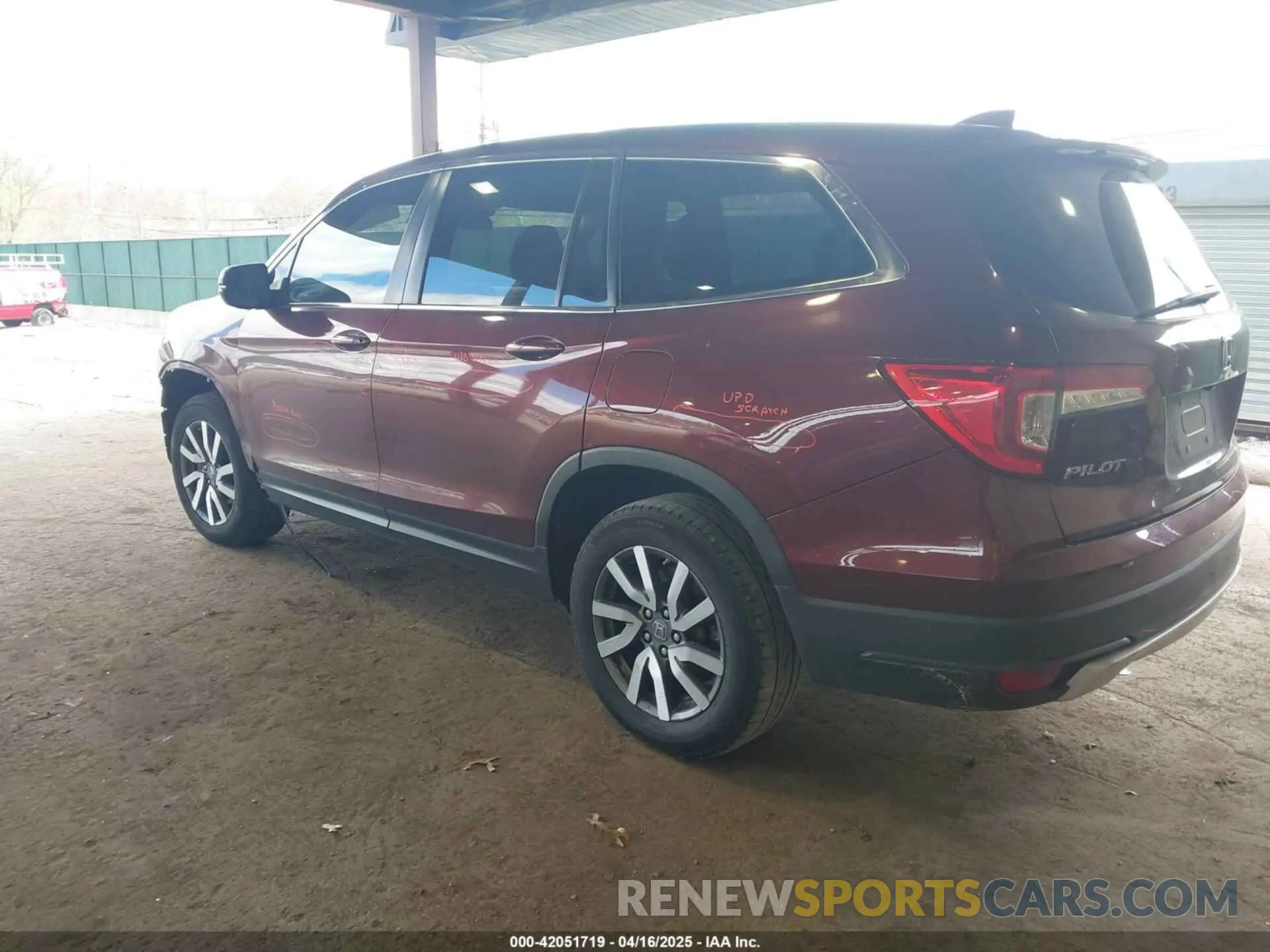 3 Фотография поврежденного автомобиля 5FNYF6H34LB021295 HONDA PILOT 2020