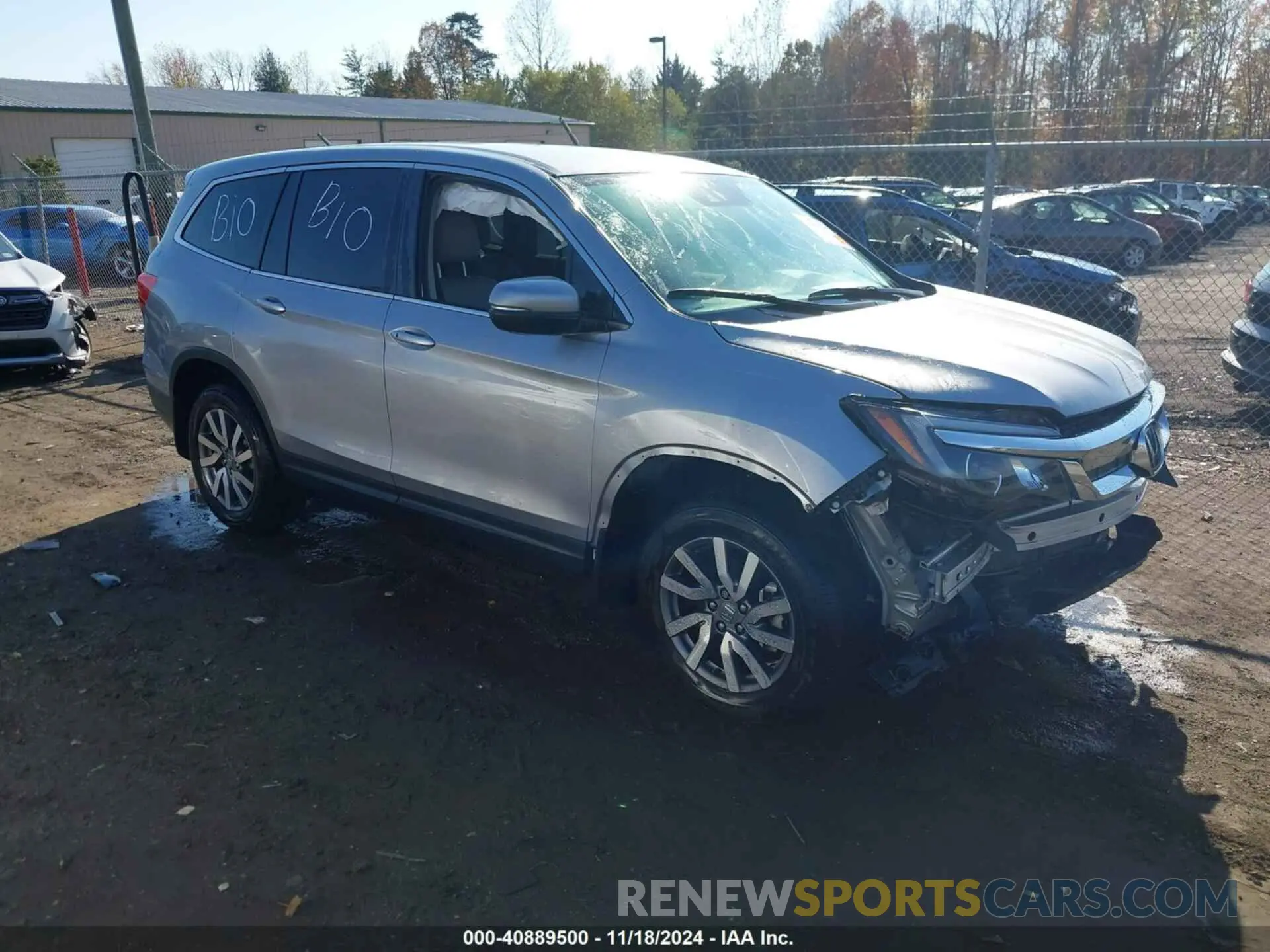 1 Photograph of a damaged car 5FNYF6H34LB068200 HONDA PILOT 2020