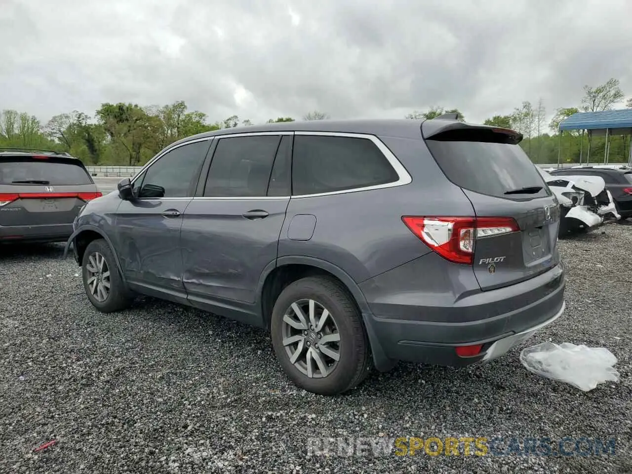2 Фотография поврежденного автомобиля 5FNYF6H34LB068990 HONDA PILOT 2020