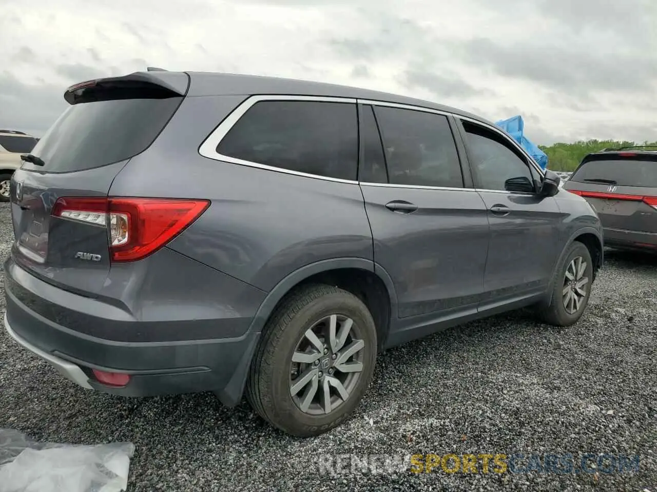 3 Фотография поврежденного автомобиля 5FNYF6H34LB068990 HONDA PILOT 2020