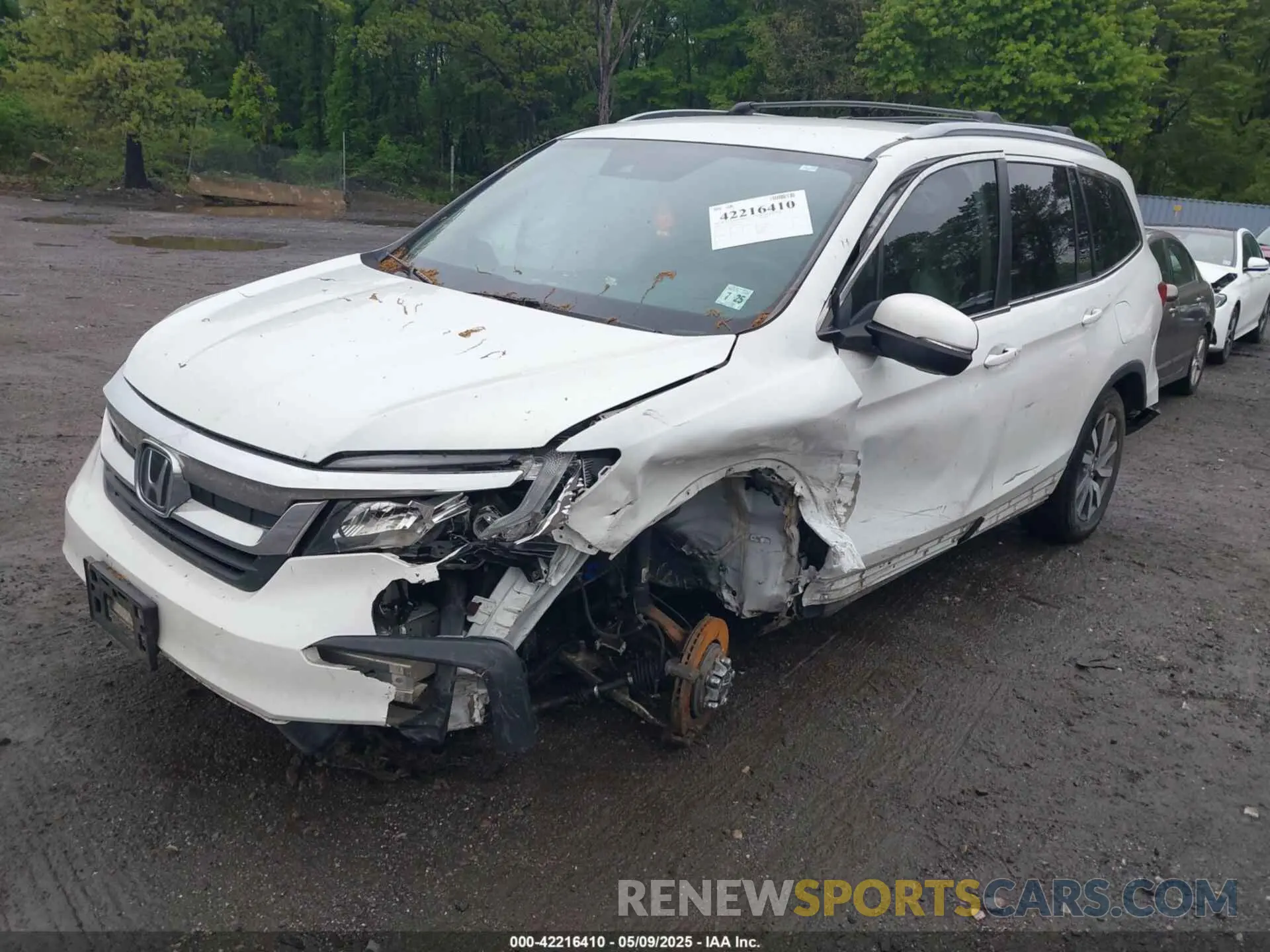2 Photograph of a damaged car 5FNYF6H36LB027308 HONDA PILOT 2020