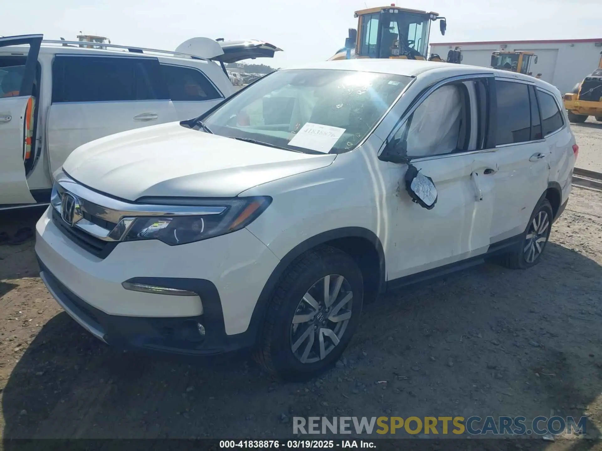 2 Photograph of a damaged car 5FNYF6H36LB057201 HONDA PILOT 2020
