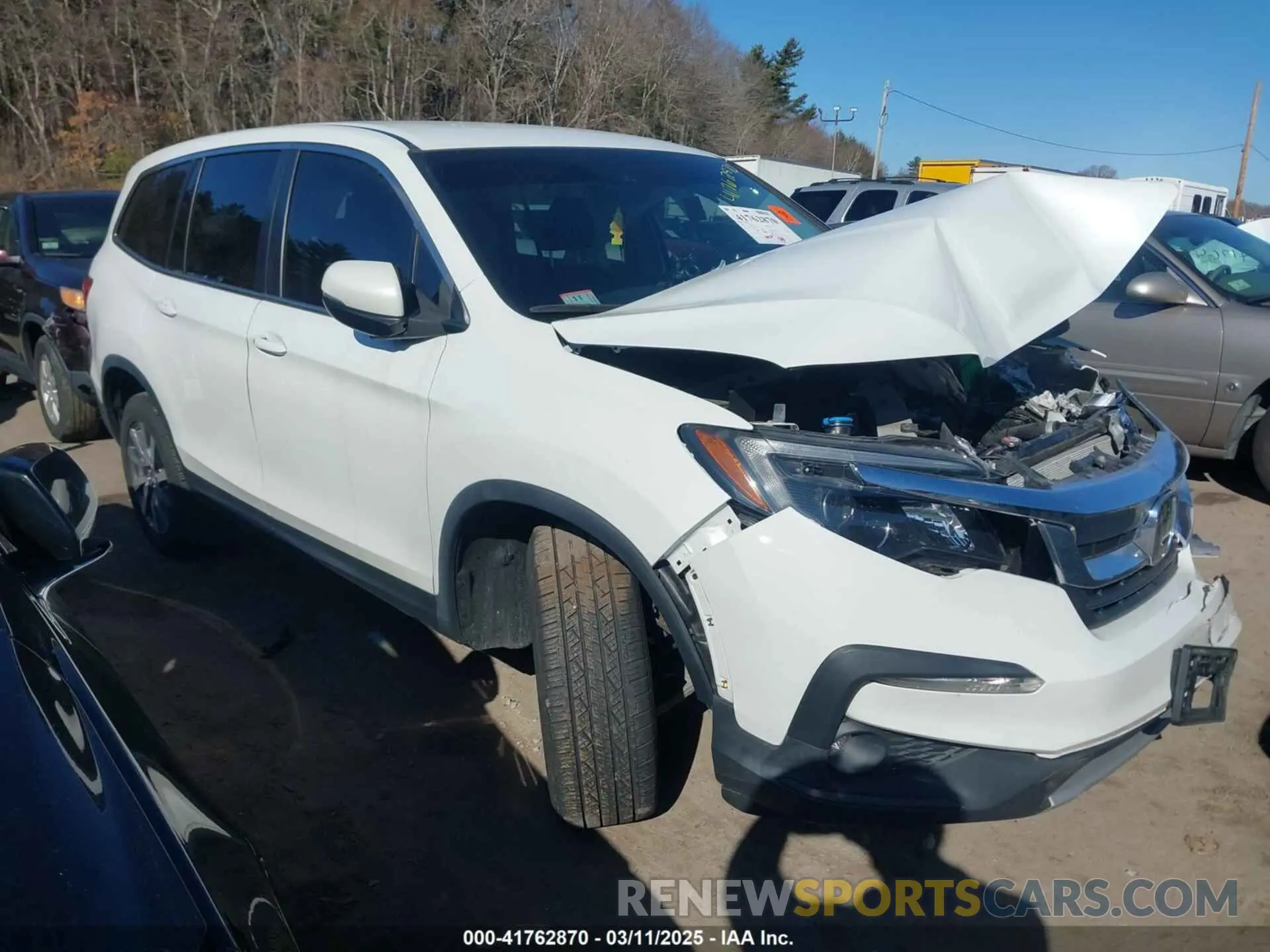 1 Фотография поврежденного автомобиля 5FNYF6H37LB050595 HONDA PILOT 2020