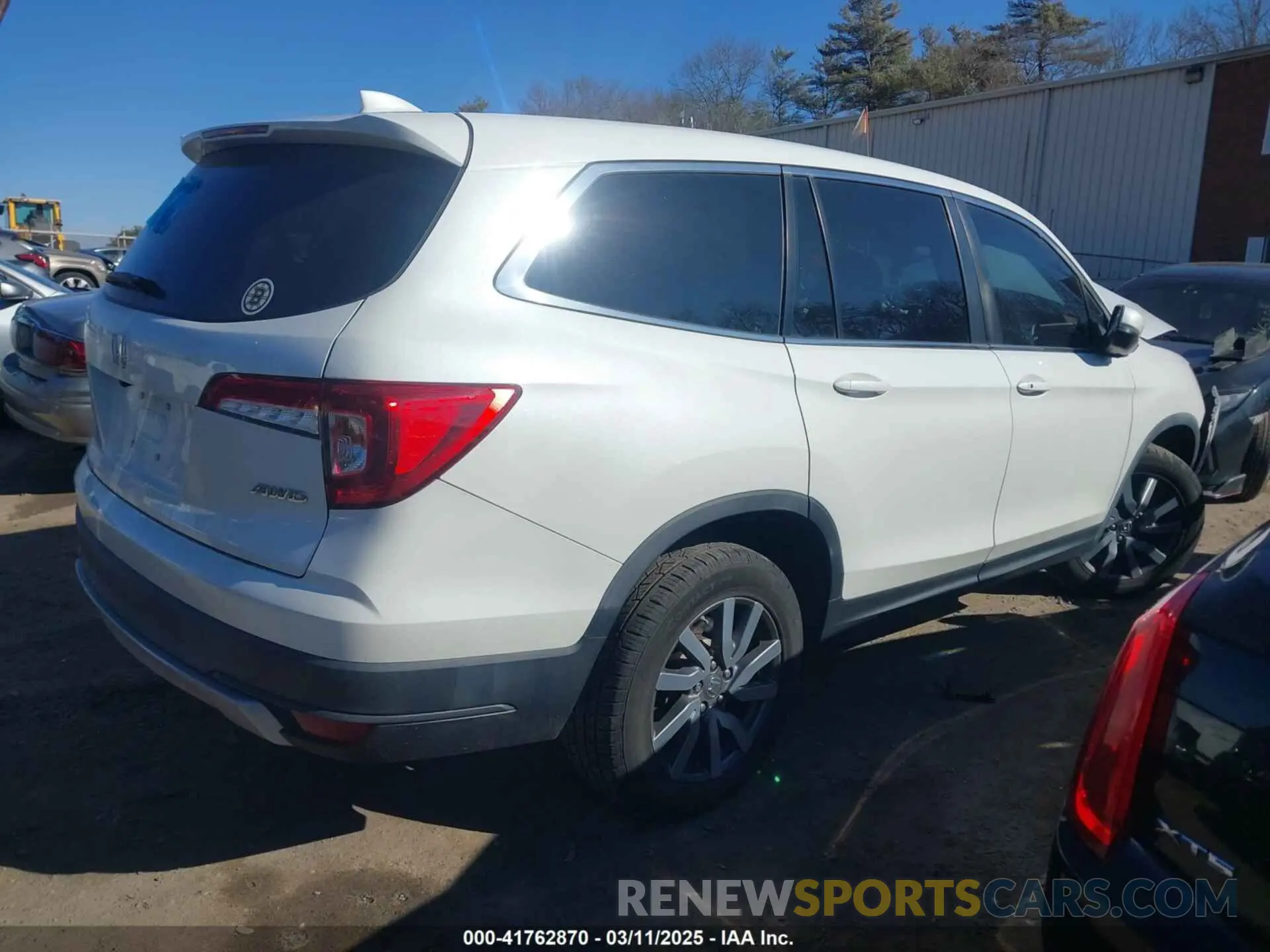 4 Фотография поврежденного автомобиля 5FNYF6H37LB050595 HONDA PILOT 2020