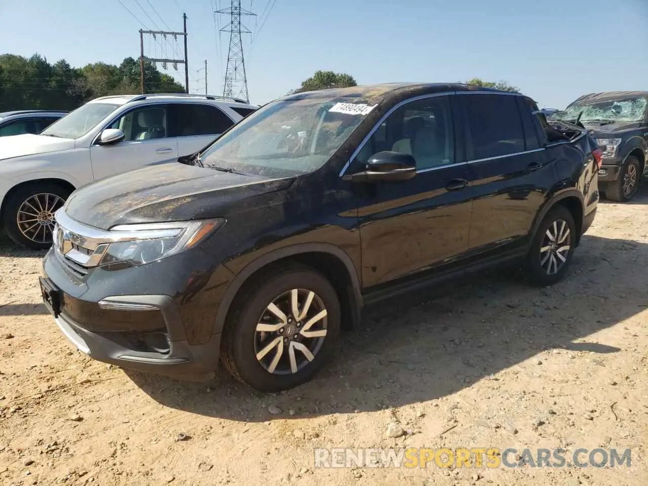 1 Photograph of a damaged car 5FNYF6H39LB040361 HONDA PILOT 2020