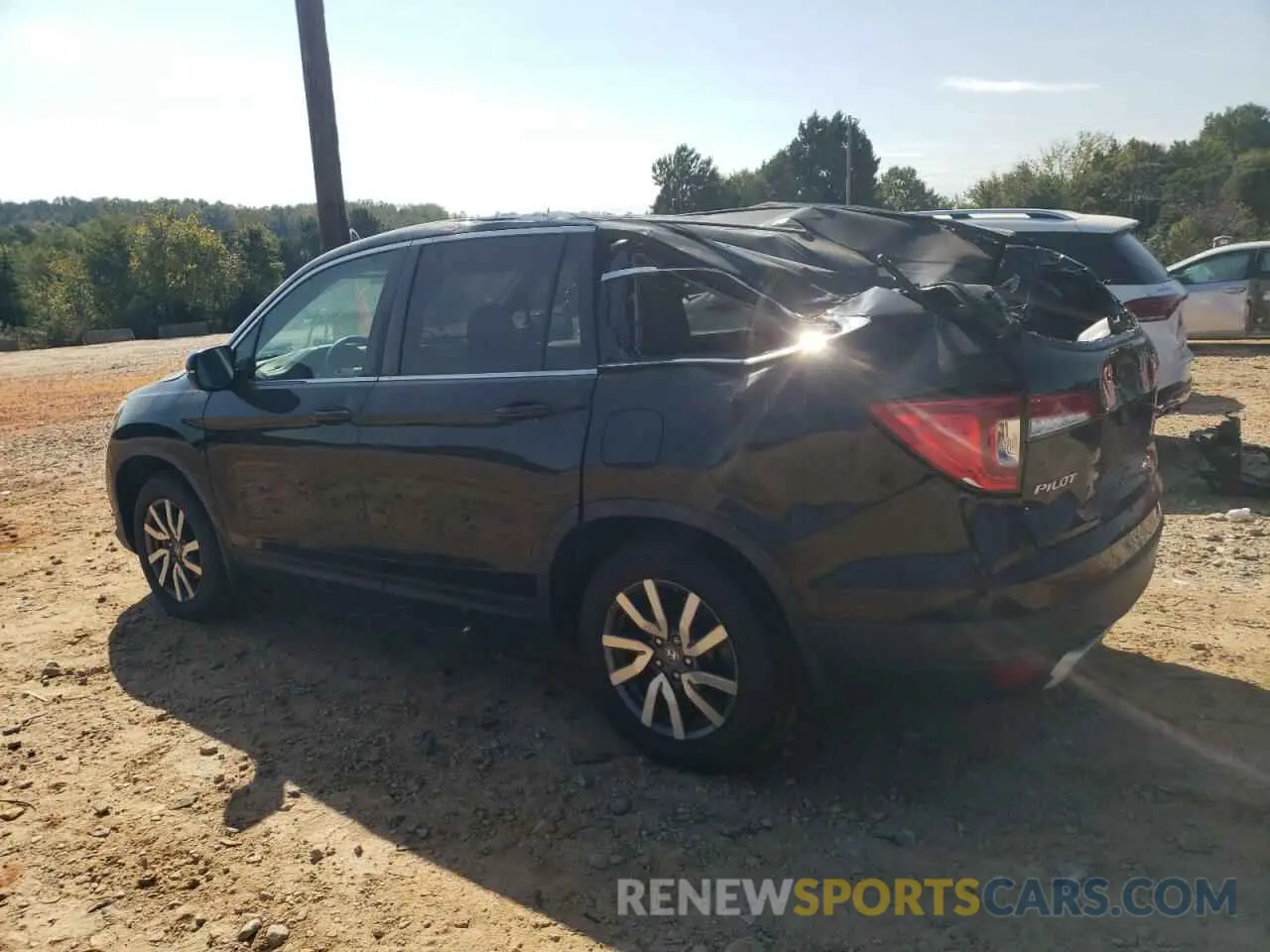 2 Photograph of a damaged car 5FNYF6H39LB040361 HONDA PILOT 2020