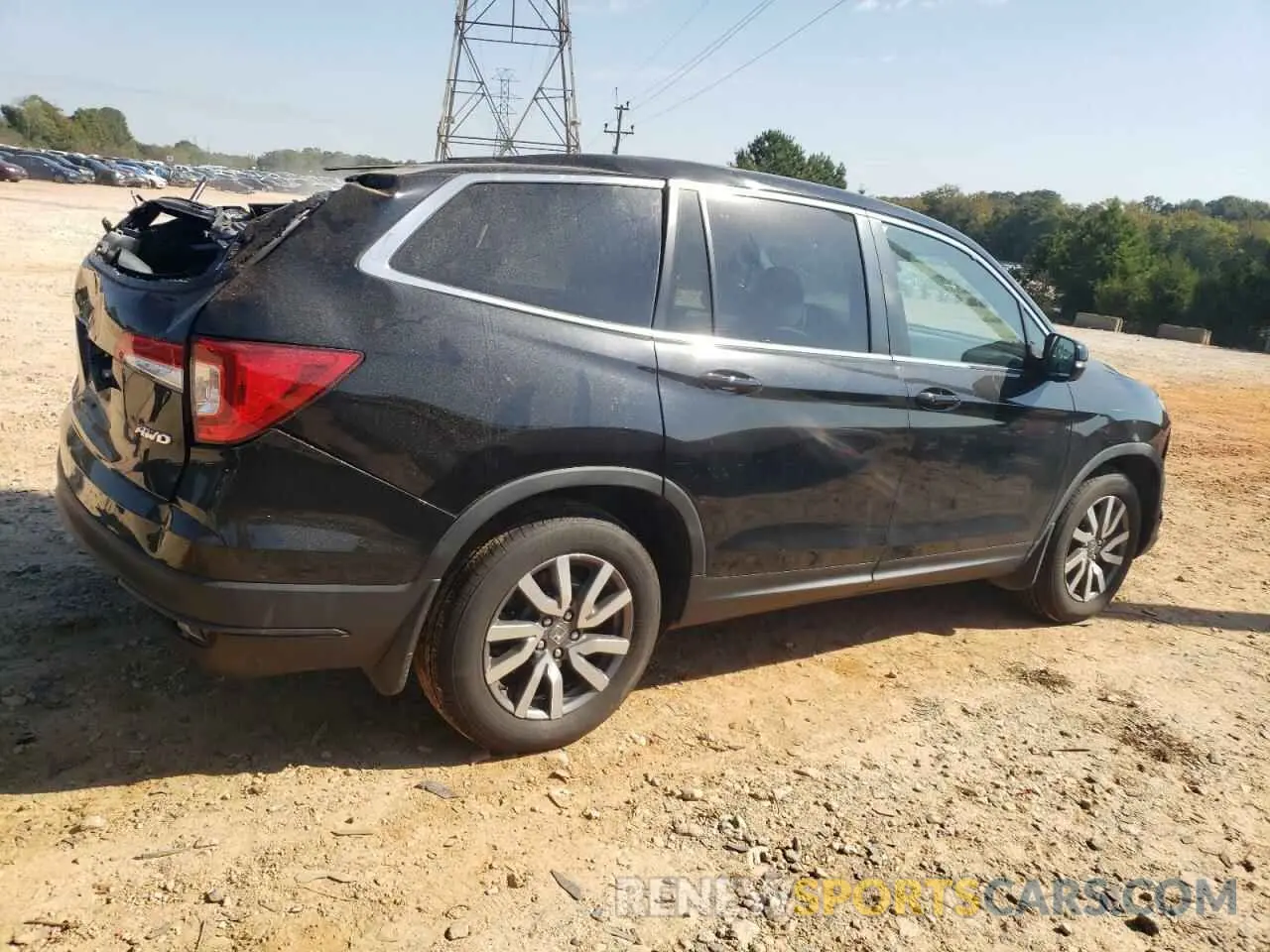 3 Photograph of a damaged car 5FNYF6H39LB040361 HONDA PILOT 2020