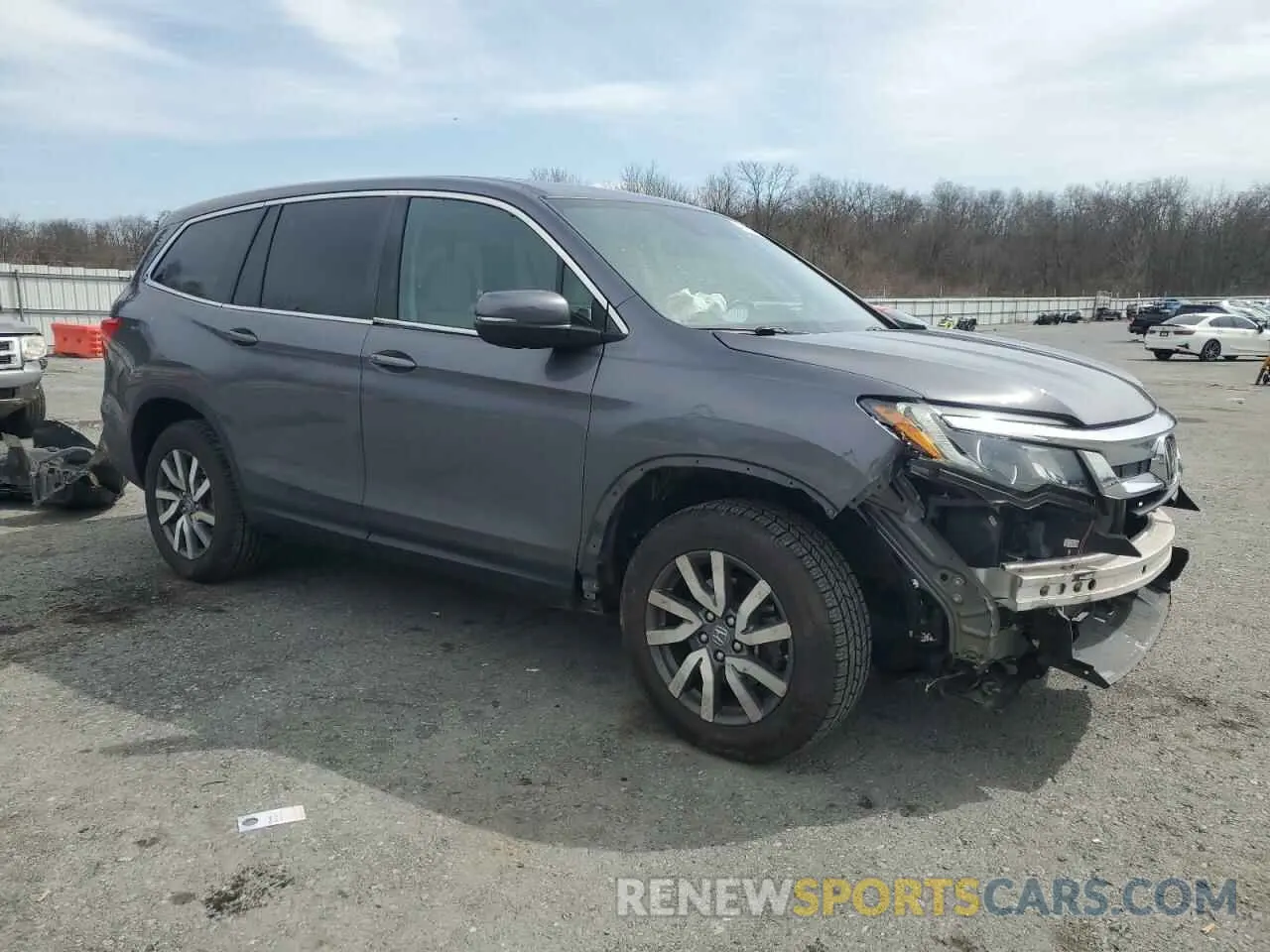 4 Фотография поврежденного автомобиля 5FNYF6H50LB039584 HONDA PILOT 2020