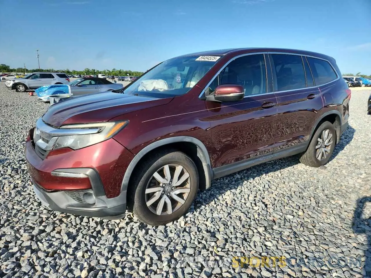 1 Photograph of a damaged car 5FNYF6H53LB042012 HONDA PILOT 2020