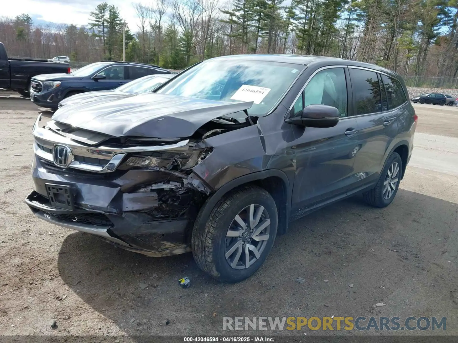 2 Фотография поврежденного автомобиля 5FNYF6H53LB046593 HONDA PILOT 2020