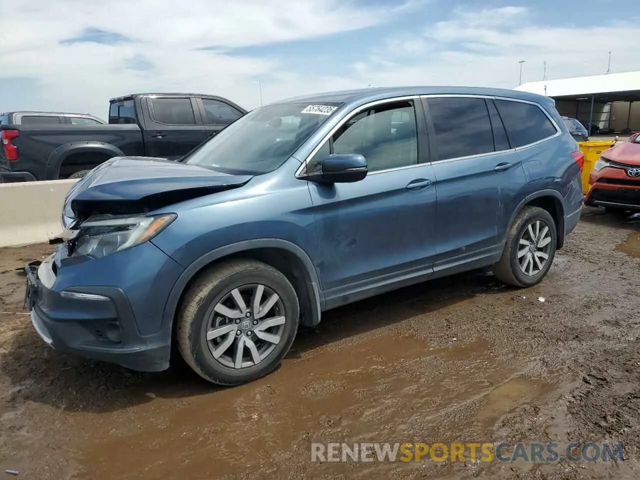1 Фотография поврежденного автомобиля 5FNYF6H53LB058596 HONDA PILOT 2020