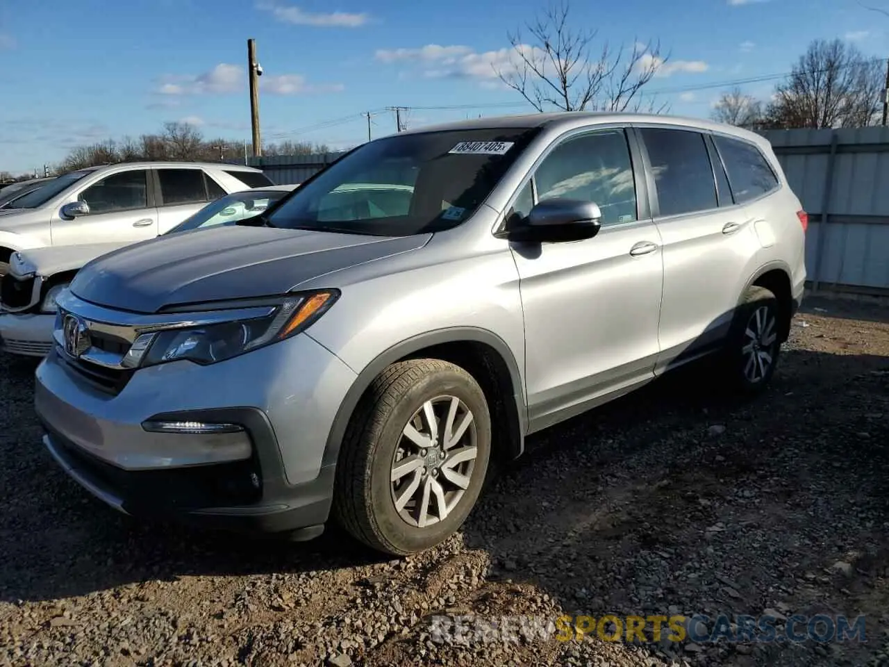 1 Фотография поврежденного автомобиля 5FNYF6H54LB036493 HONDA PILOT 2020
