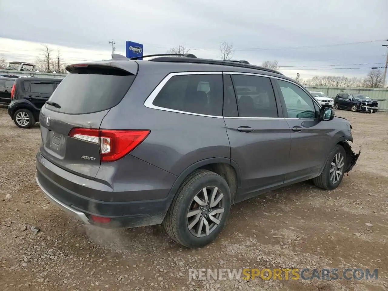 3 Photograph of a damaged car 5FNYF6H54LB059305 HONDA PILOT 2020