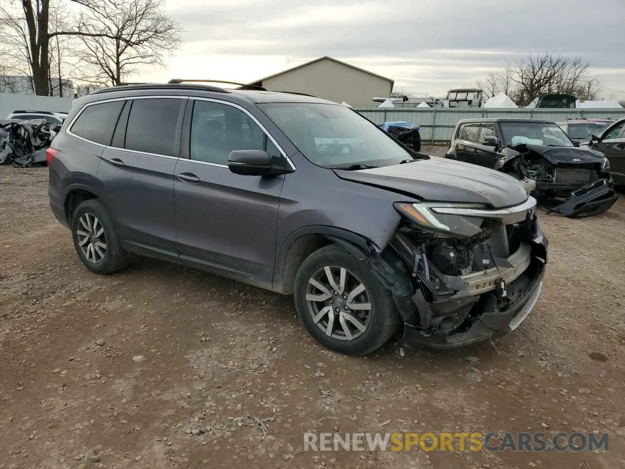 4 Photograph of a damaged car 5FNYF6H54LB059305 HONDA PILOT 2020