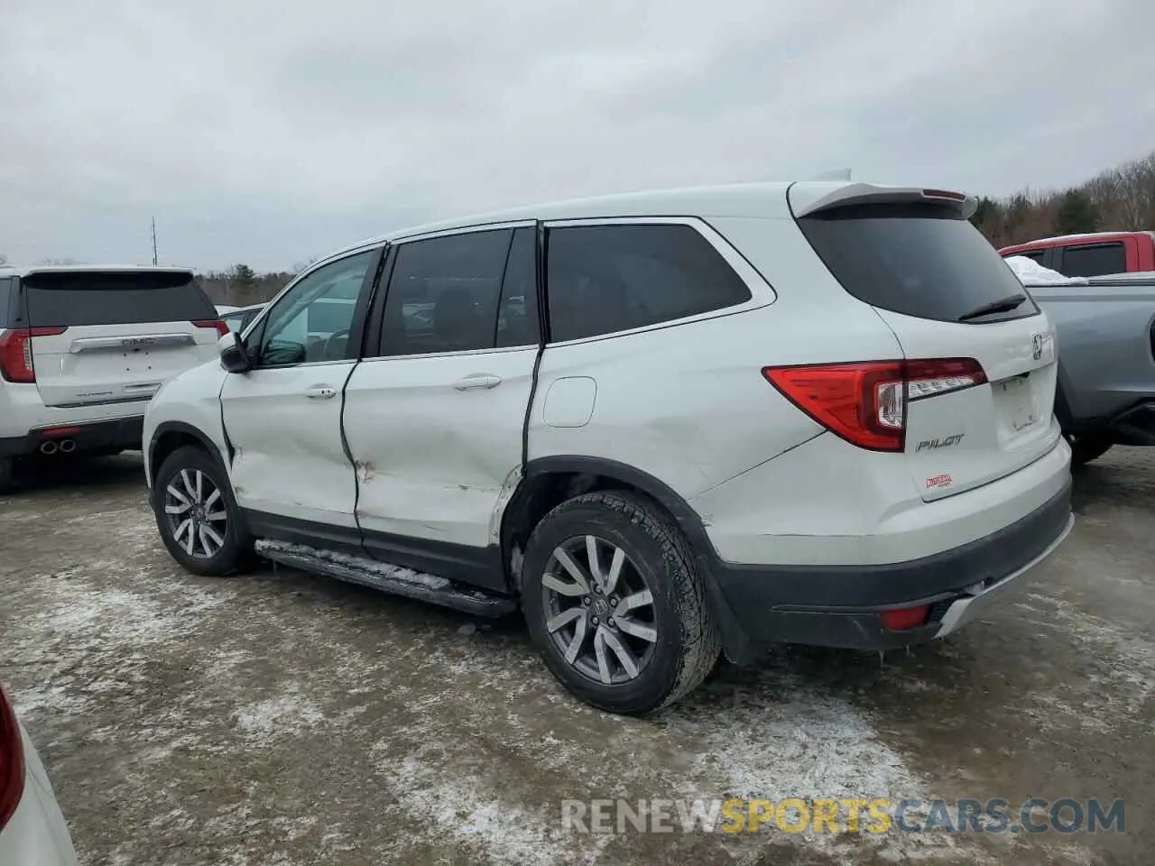 2 Фотография поврежденного автомобиля 5FNYF6H55LB067350 HONDA PILOT 2020