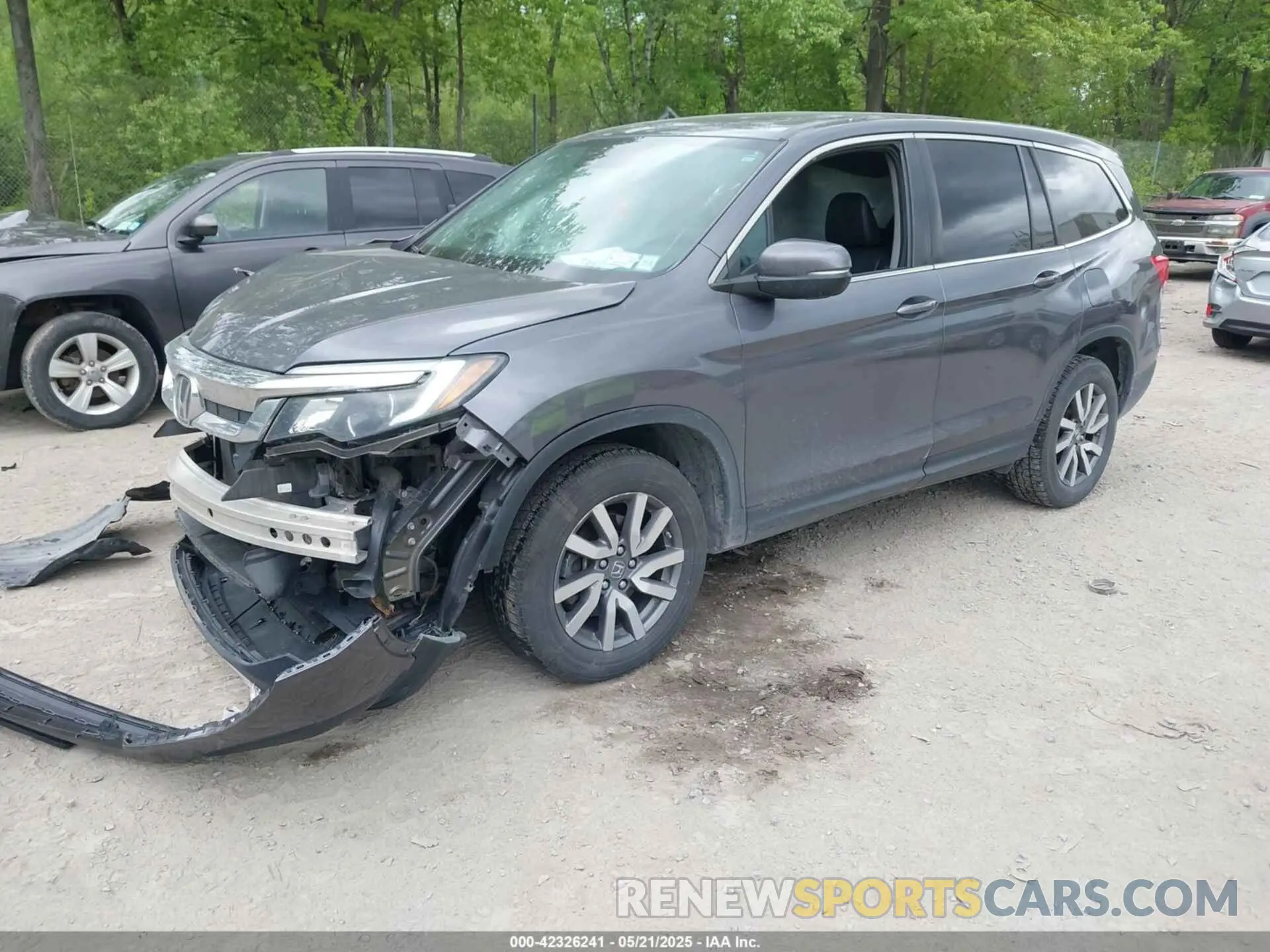 2 Photograph of a damaged car 5FNYF6H56LB044126 HONDA PILOT 2020