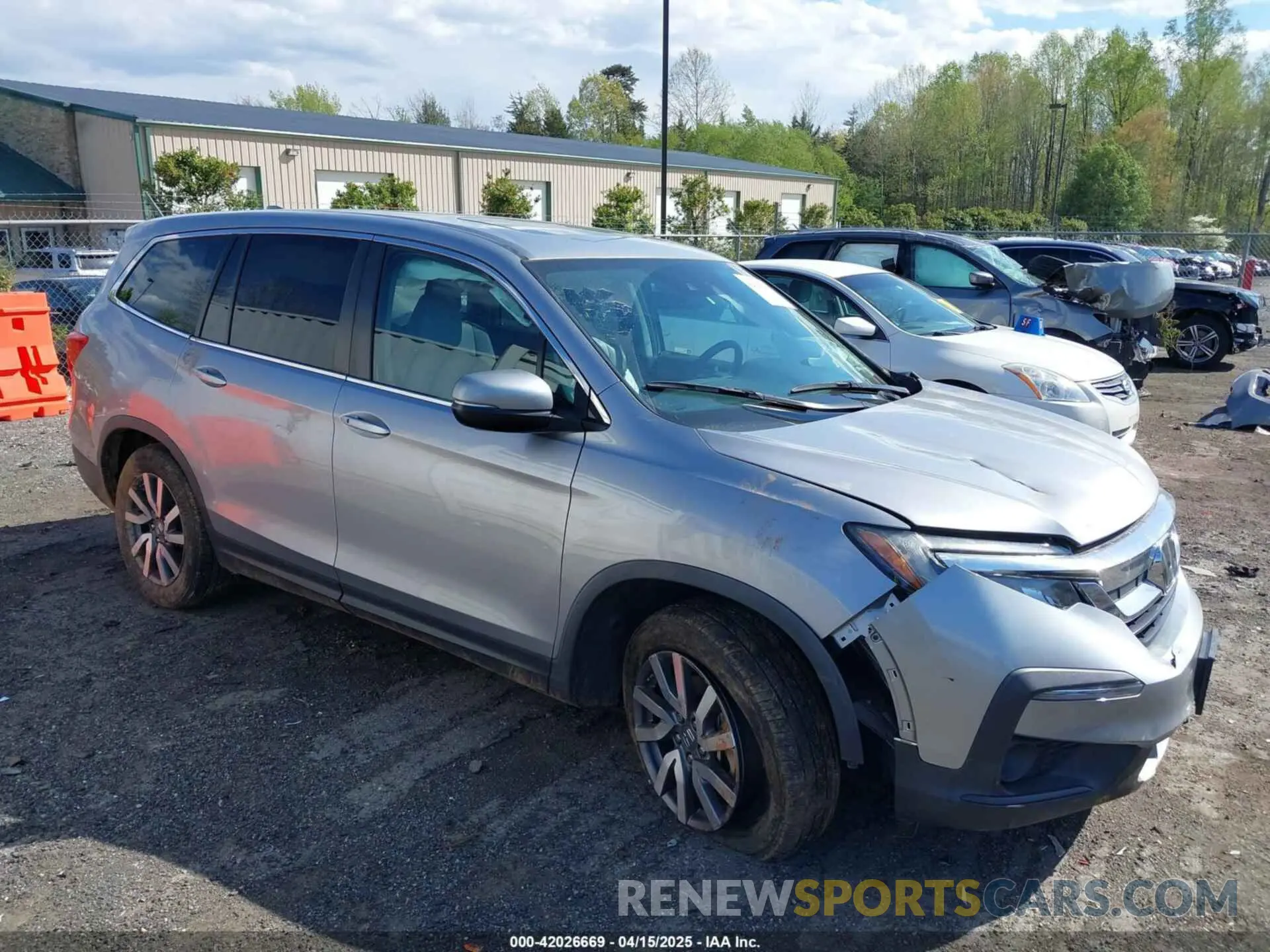 1 Photograph of a damaged car 5FNYF6H57LB059699 HONDA PILOT 2020