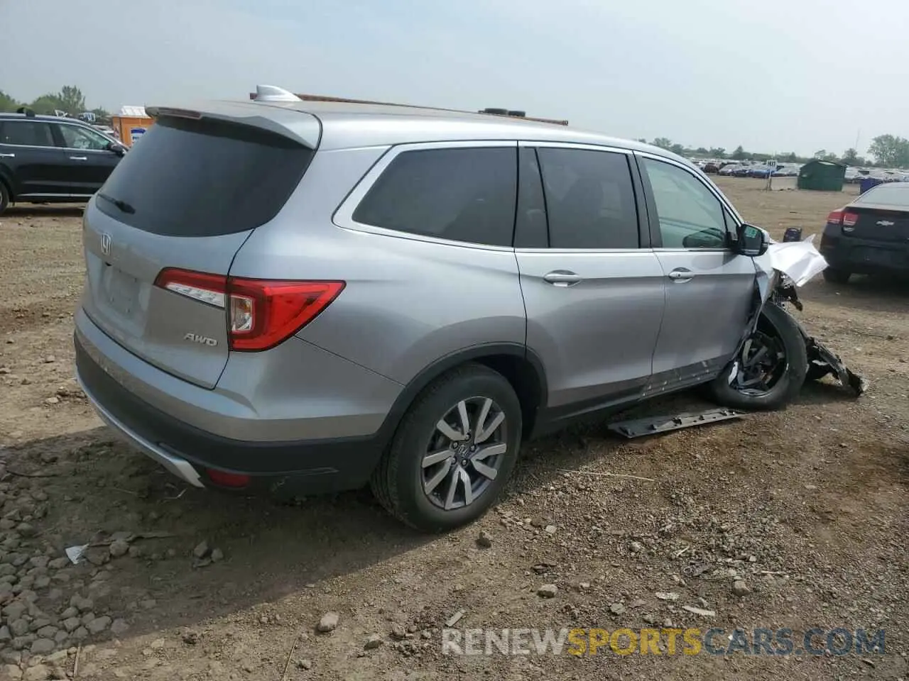 3 Photograph of a damaged car 5FNYF6H57LB067981 HONDA PILOT 2020