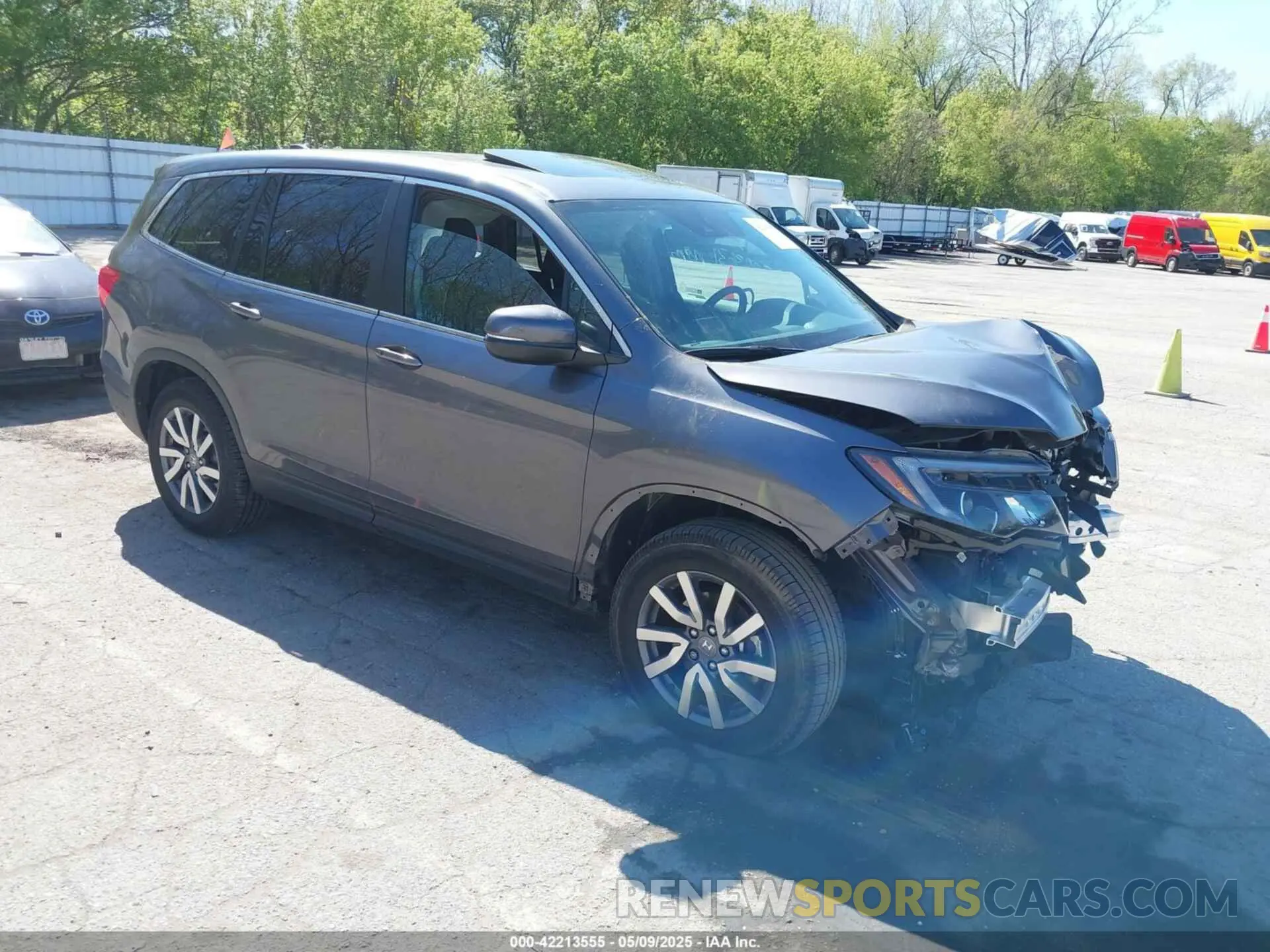 1 Фотография поврежденного автомобиля 5FNYF6H58LB049652 HONDA PILOT 2020
