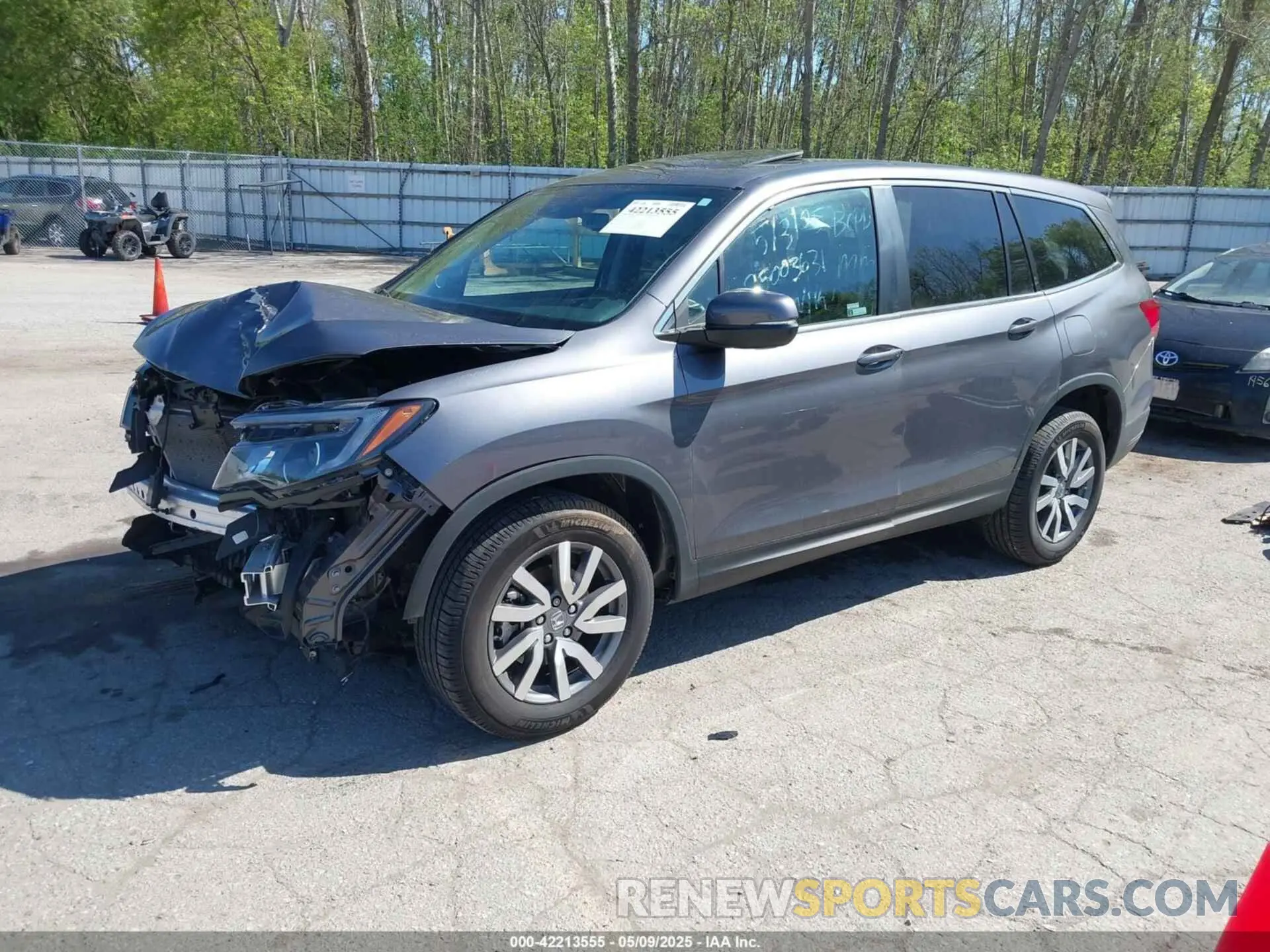 2 Фотография поврежденного автомобиля 5FNYF6H58LB049652 HONDA PILOT 2020