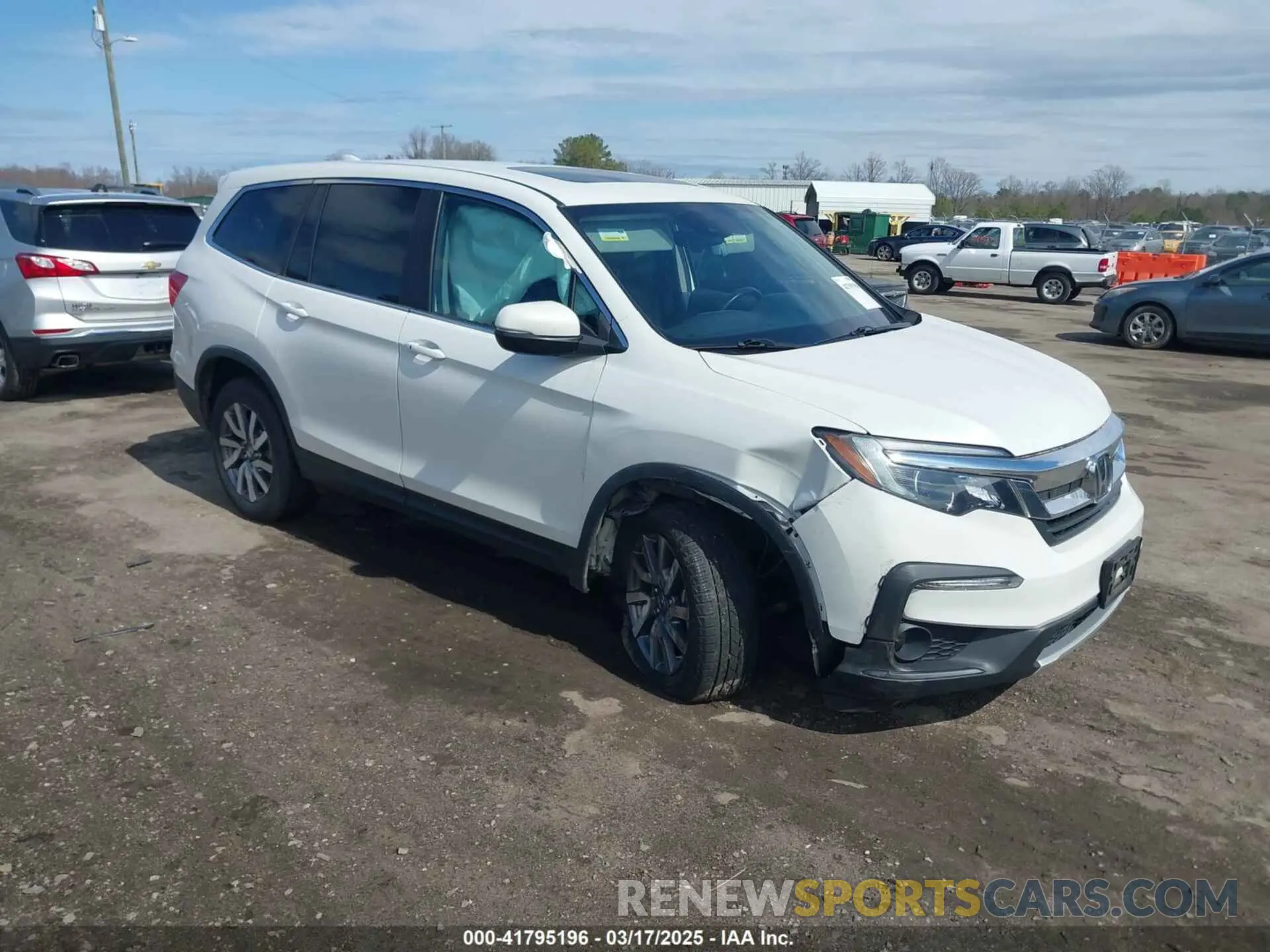1 Фотография поврежденного автомобиля 5FNYF6H59LB068310 HONDA PILOT 2020