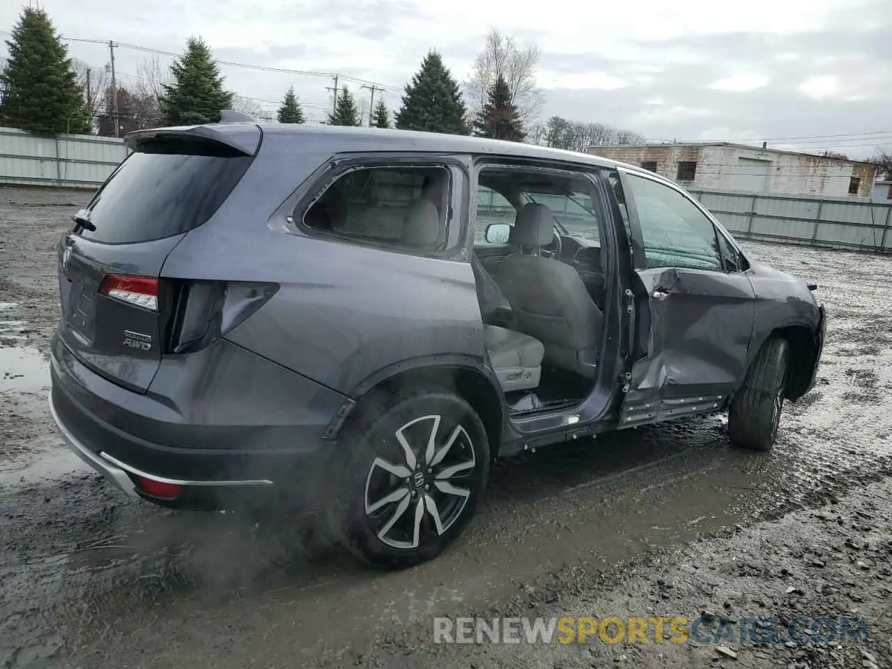 3 Photograph of a damaged car 5FNYF6H60LB039609 HONDA PILOT 2020