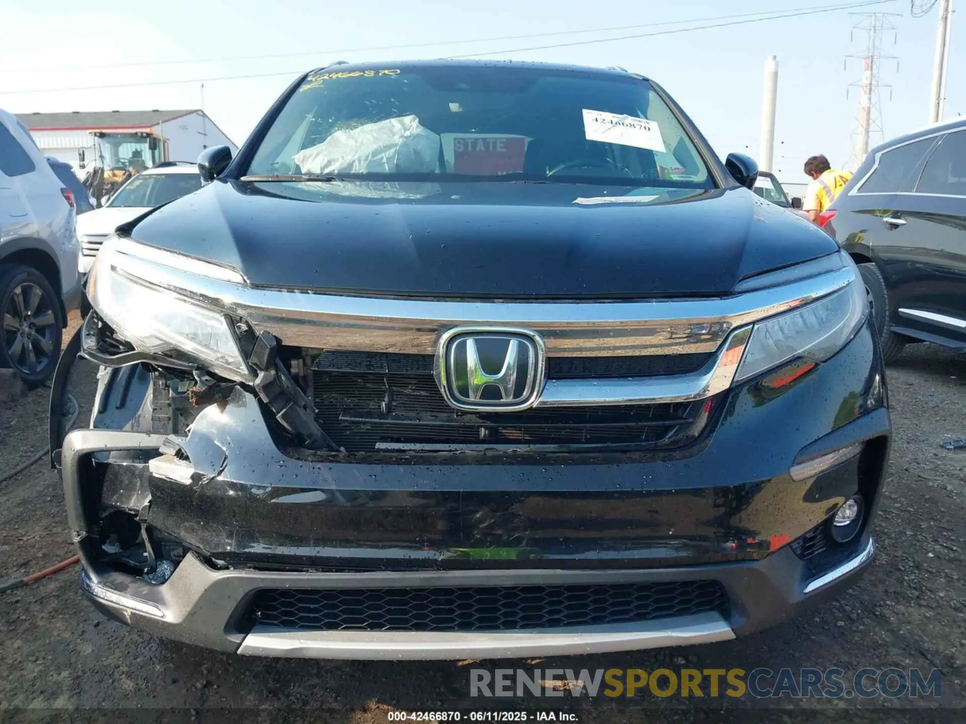 12 Photograph of a damaged car 5FNYF6H62LB038381 HONDA PILOT 2020