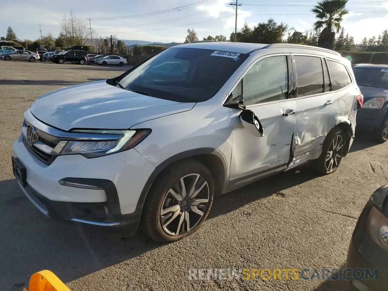 1 Photograph of a damaged car 5FNYF6H68LB002405 HONDA PILOT 2020