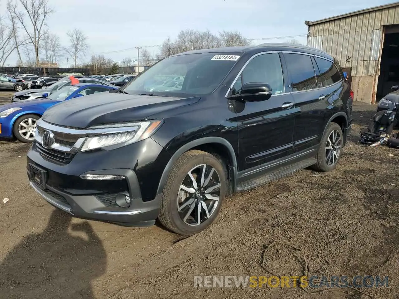 1 Photograph of a damaged car 5FNYF6H68LB005014 HONDA PILOT 2020