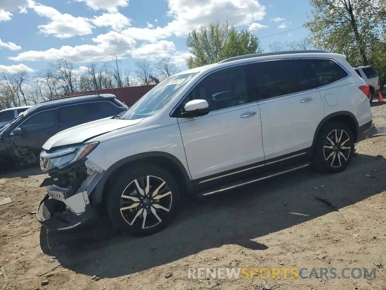 1 Photograph of a damaged car 5FNYF6H6XLB030741 HONDA PILOT 2020