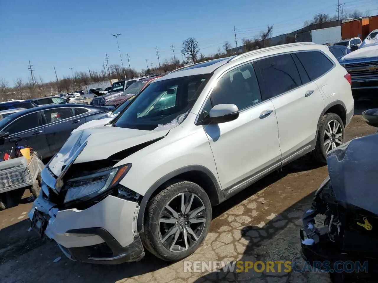 1 Photograph of a damaged car 5FNYF6H6XLB047801 HONDA PILOT 2020