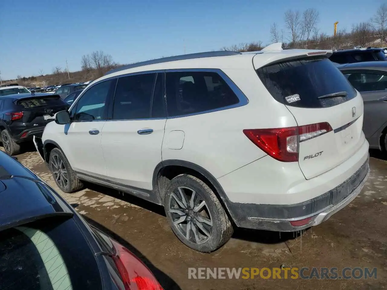 2 Photograph of a damaged car 5FNYF6H6XLB047801 HONDA PILOT 2020