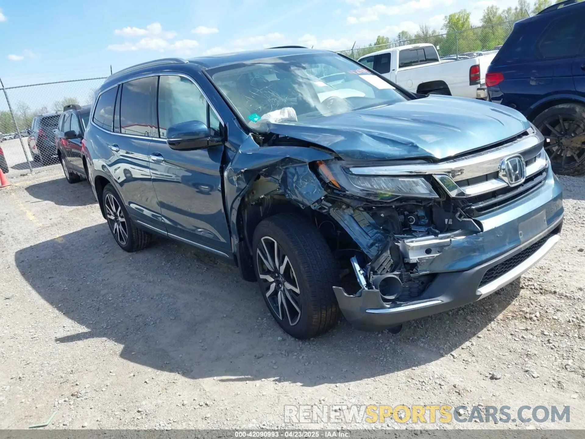 1 Photograph of a damaged car 5FNYF6H93LB034009 HONDA PILOT 2020