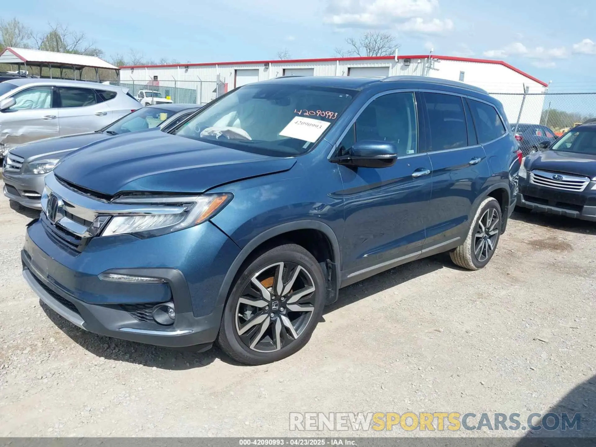 2 Photograph of a damaged car 5FNYF6H93LB034009 HONDA PILOT 2020